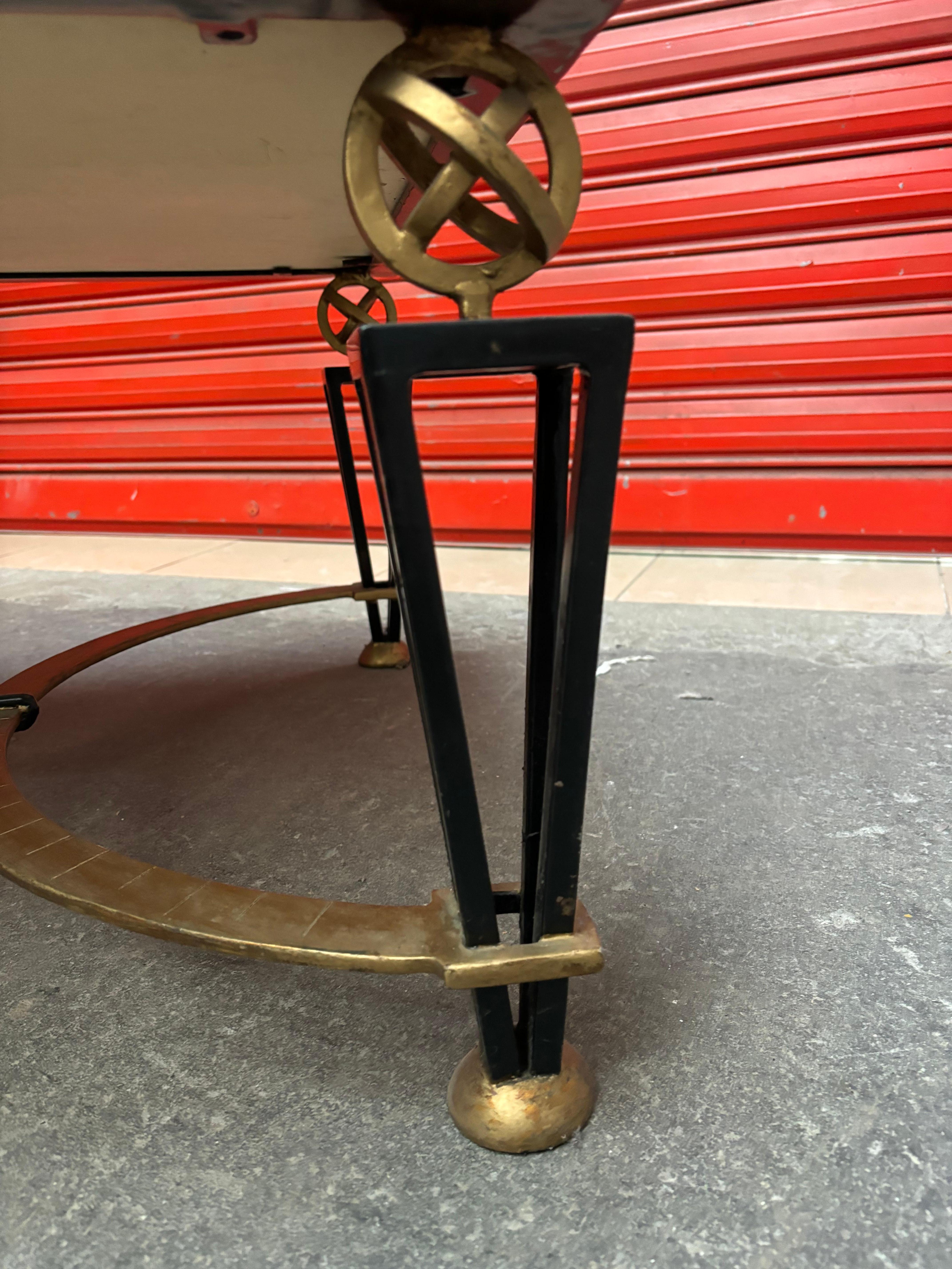 Coffee table in the style of the french 40s For Sale 13