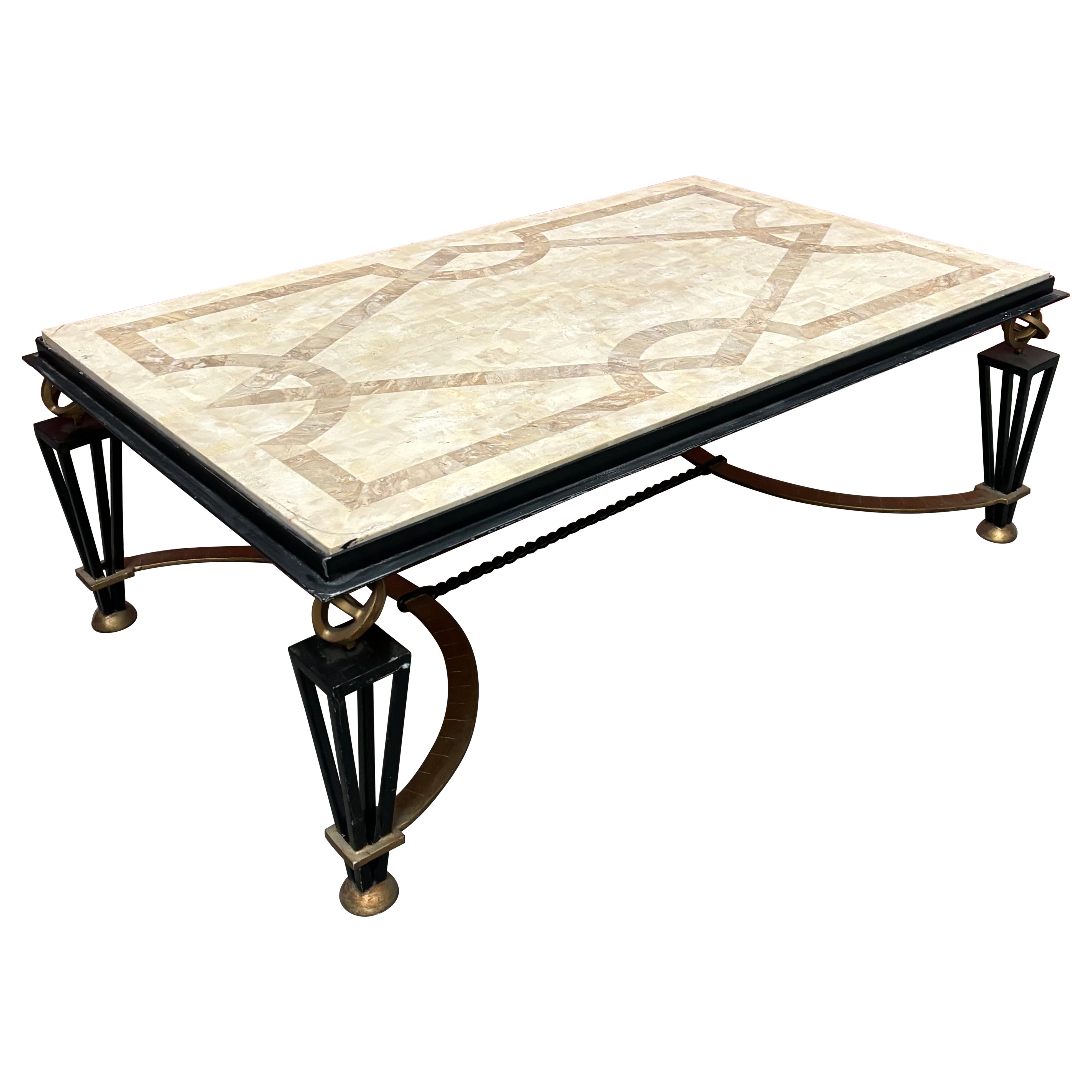 Coffee table in the style of the french 40s