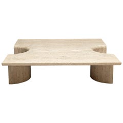 Coffee Table in Travertine