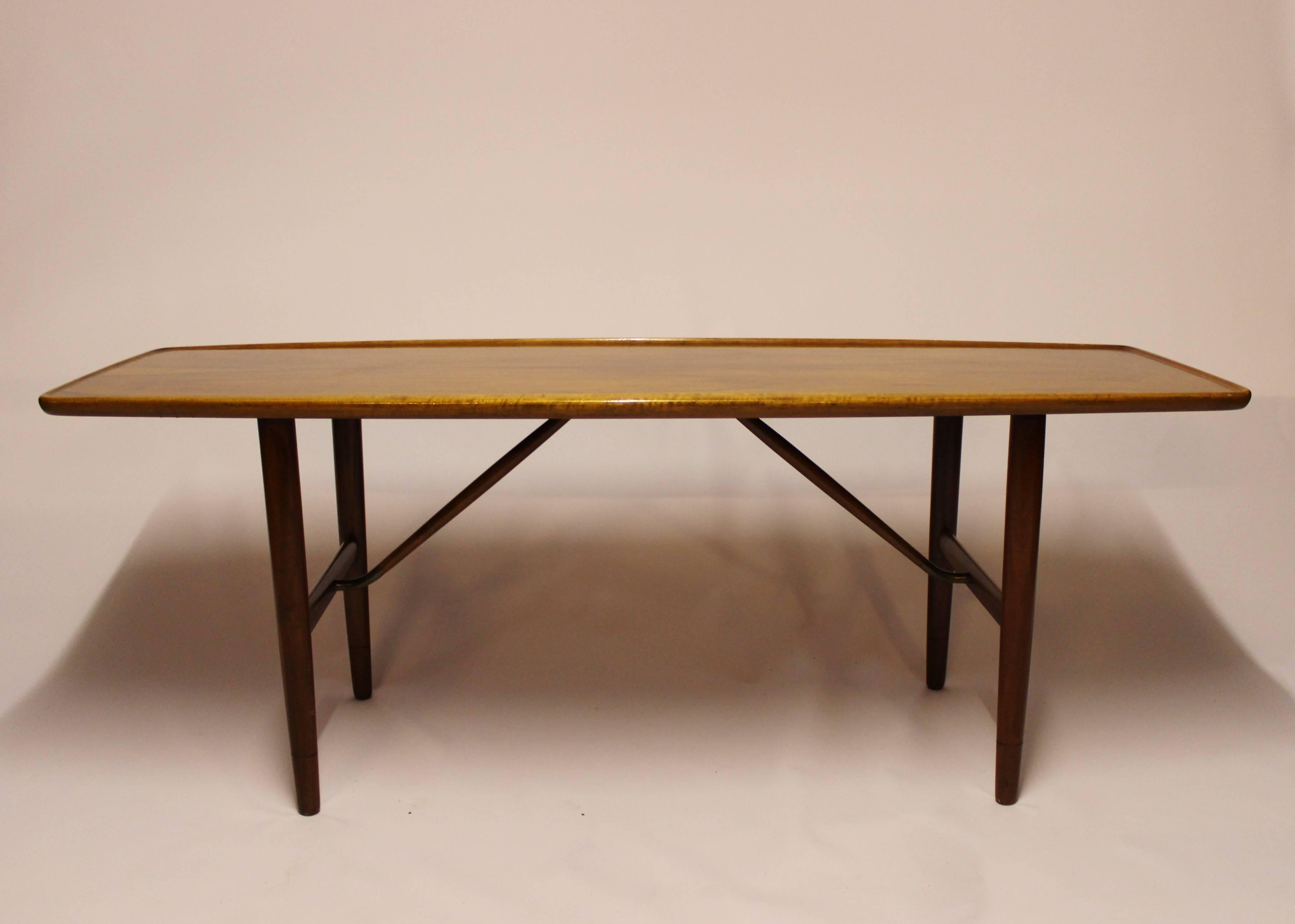 Danish Coffee Table in Walnut Designed by Finn Juhl, 1960s