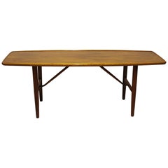 Coffee Table in Walnut Designed by Finn Juhl and  Anton Kildeberg, 1960s