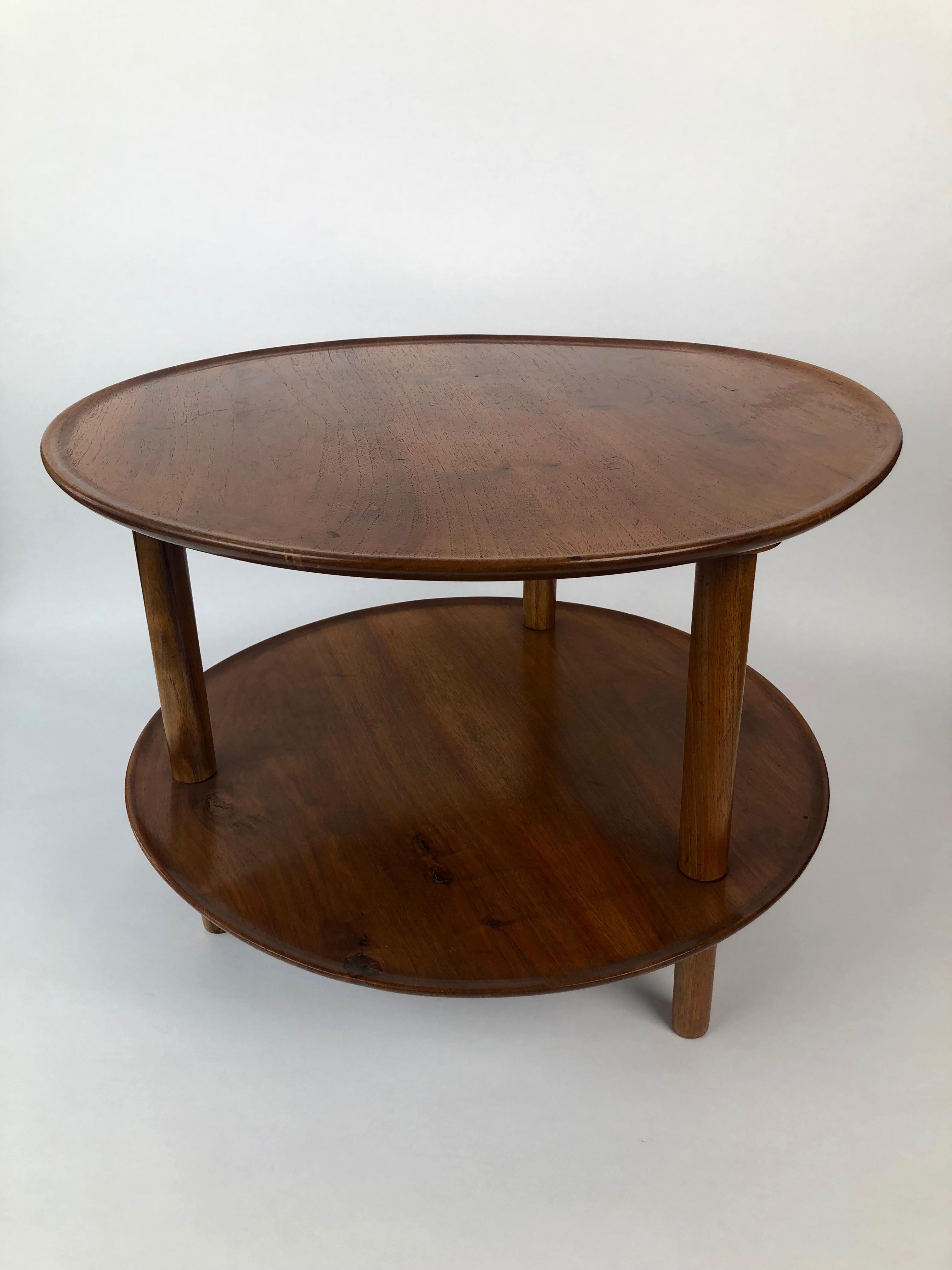Mid-20th Century Coffee Table in Walnut from the 1930s, Designed by Josef Frank For Sale