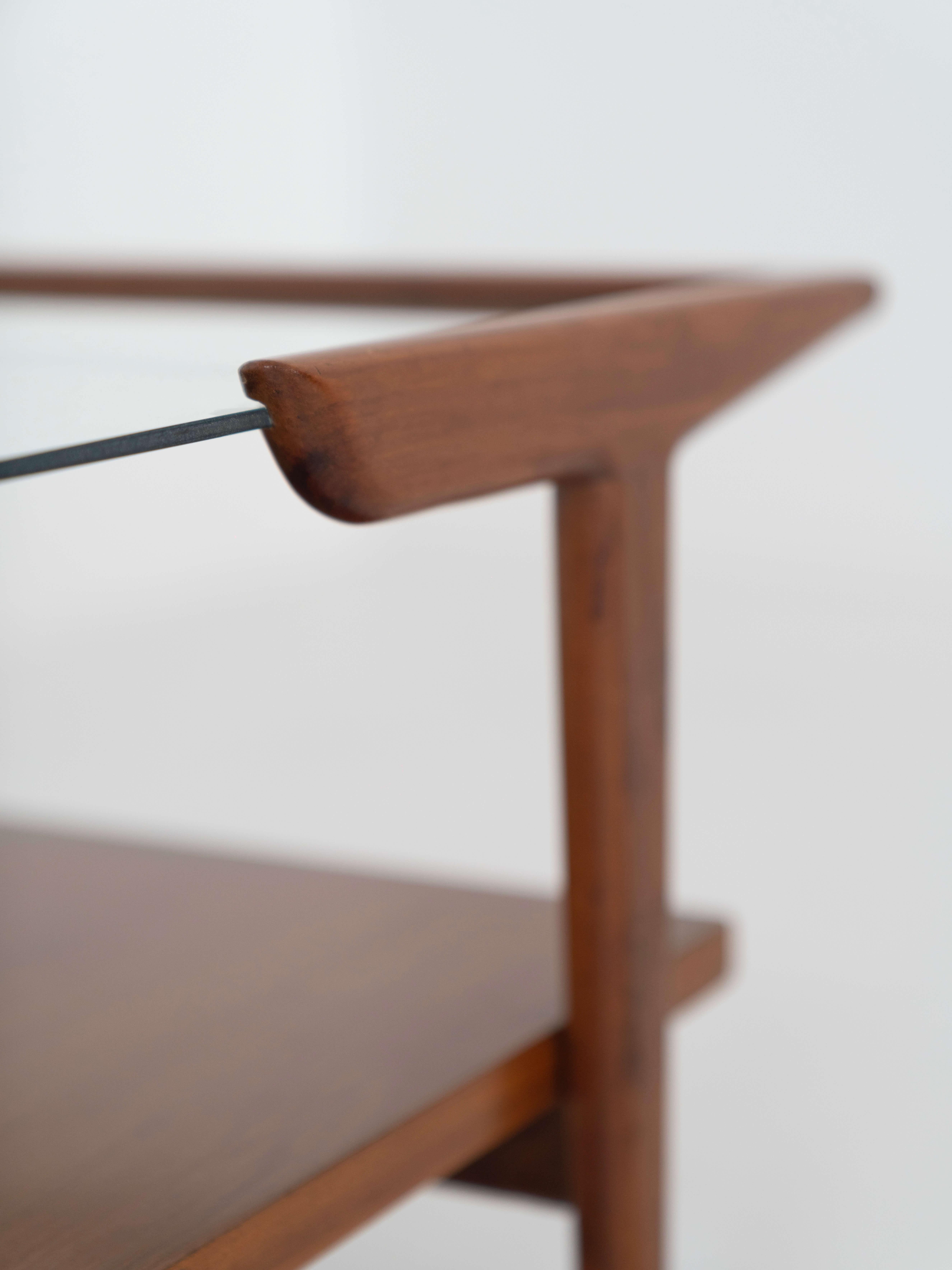 Coffee Table in Wood and Glass Attr. to Martin Eisler, Brazil 1950s 4