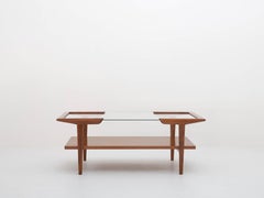 Coffee Table in Wood and Glass Attr. to Martin Eisler, Brazil 1950s