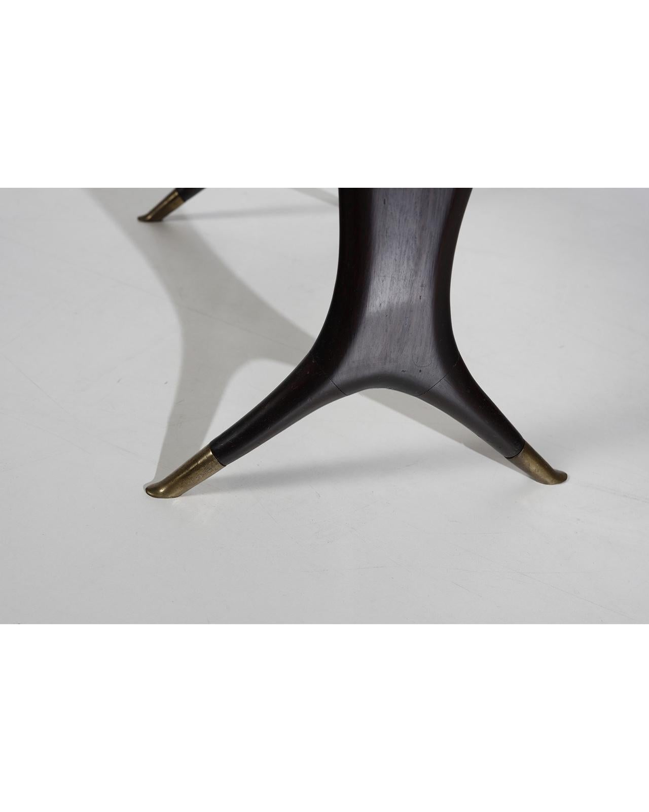 20th Century Coffee Table in Wood by Guglielmo Ulrich, c.1960s For Sale