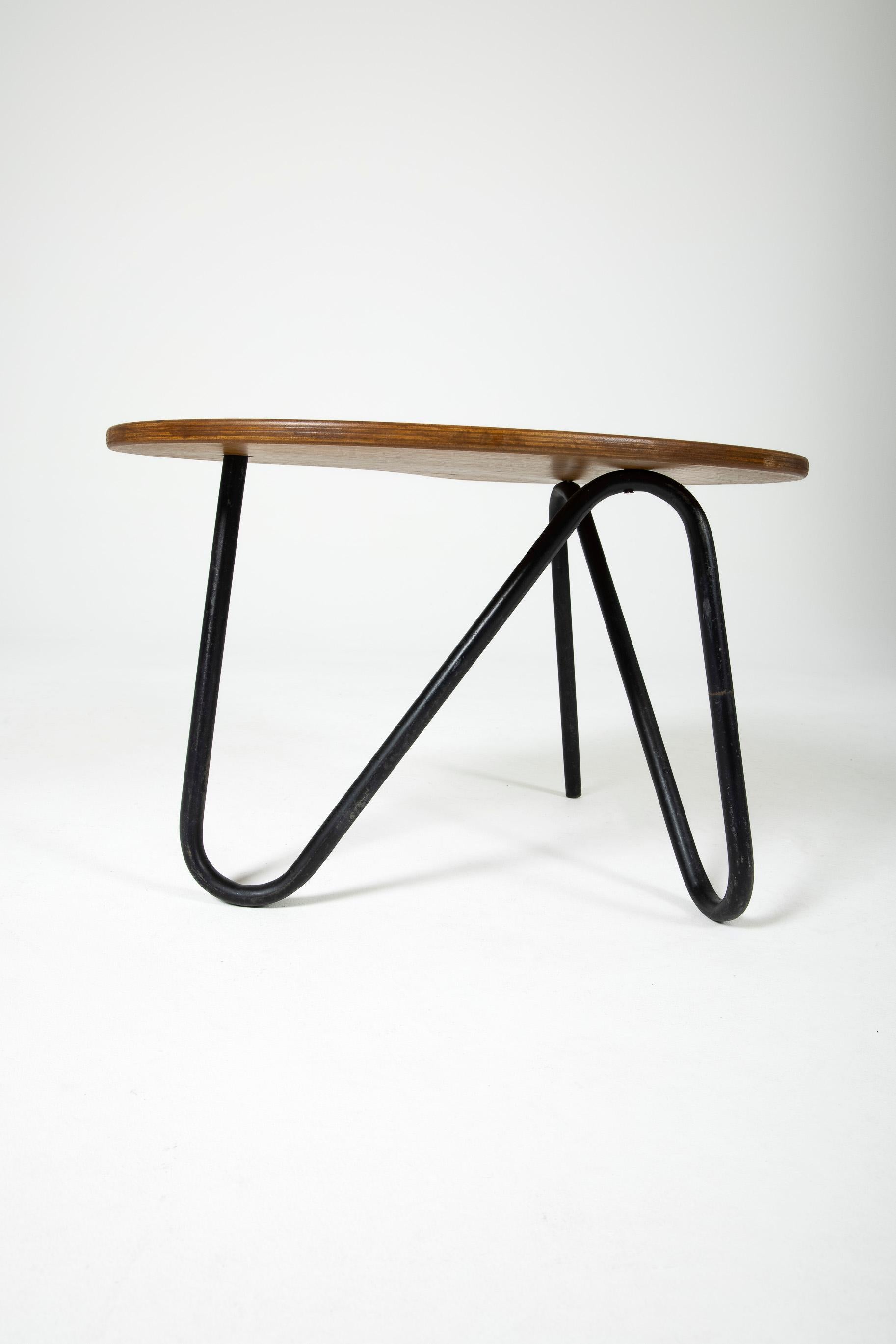 Coffee table in wood by Perfacto Pierre Guariche 5