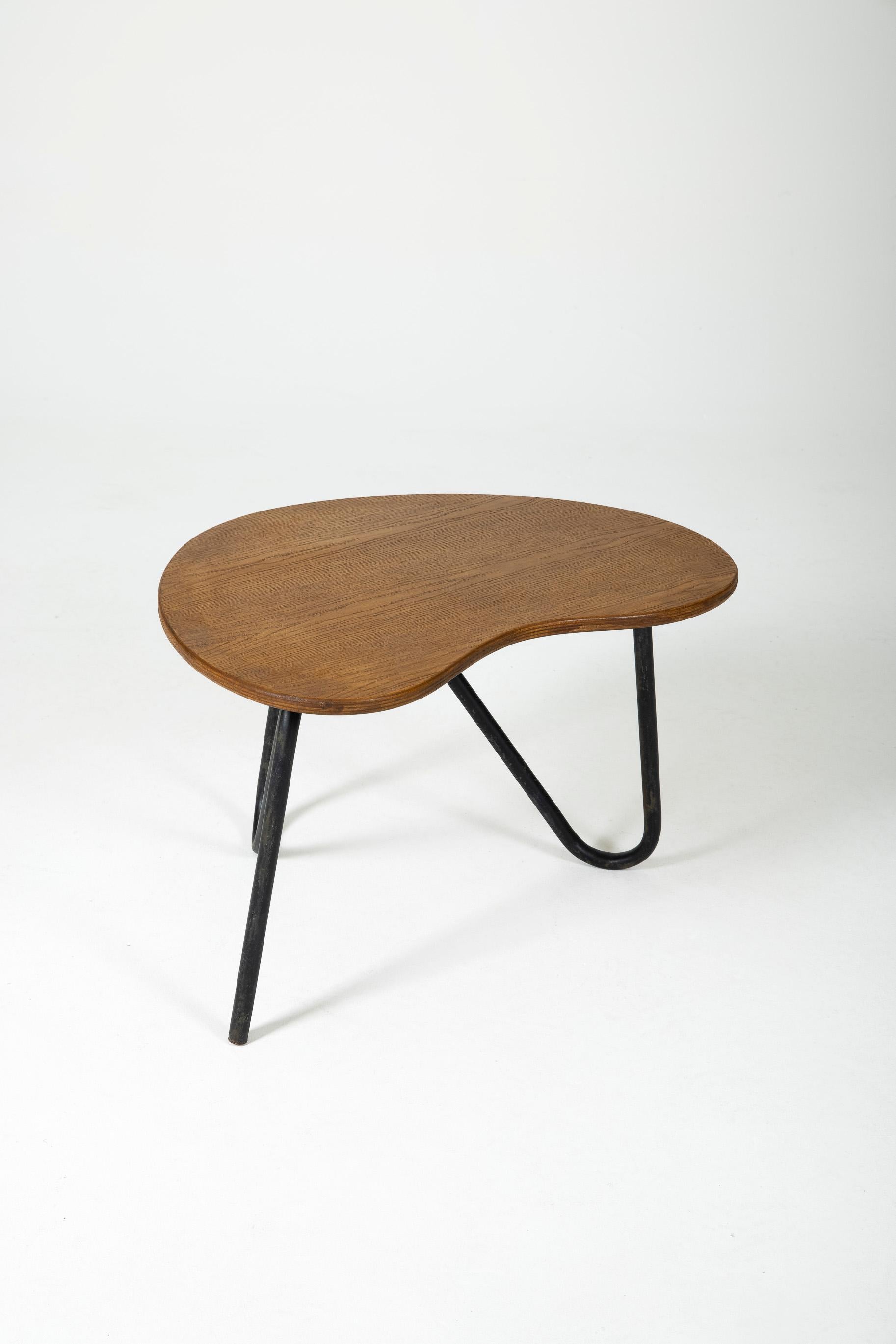 Coffee table in wood by Perfacto Pierre Guariche 2