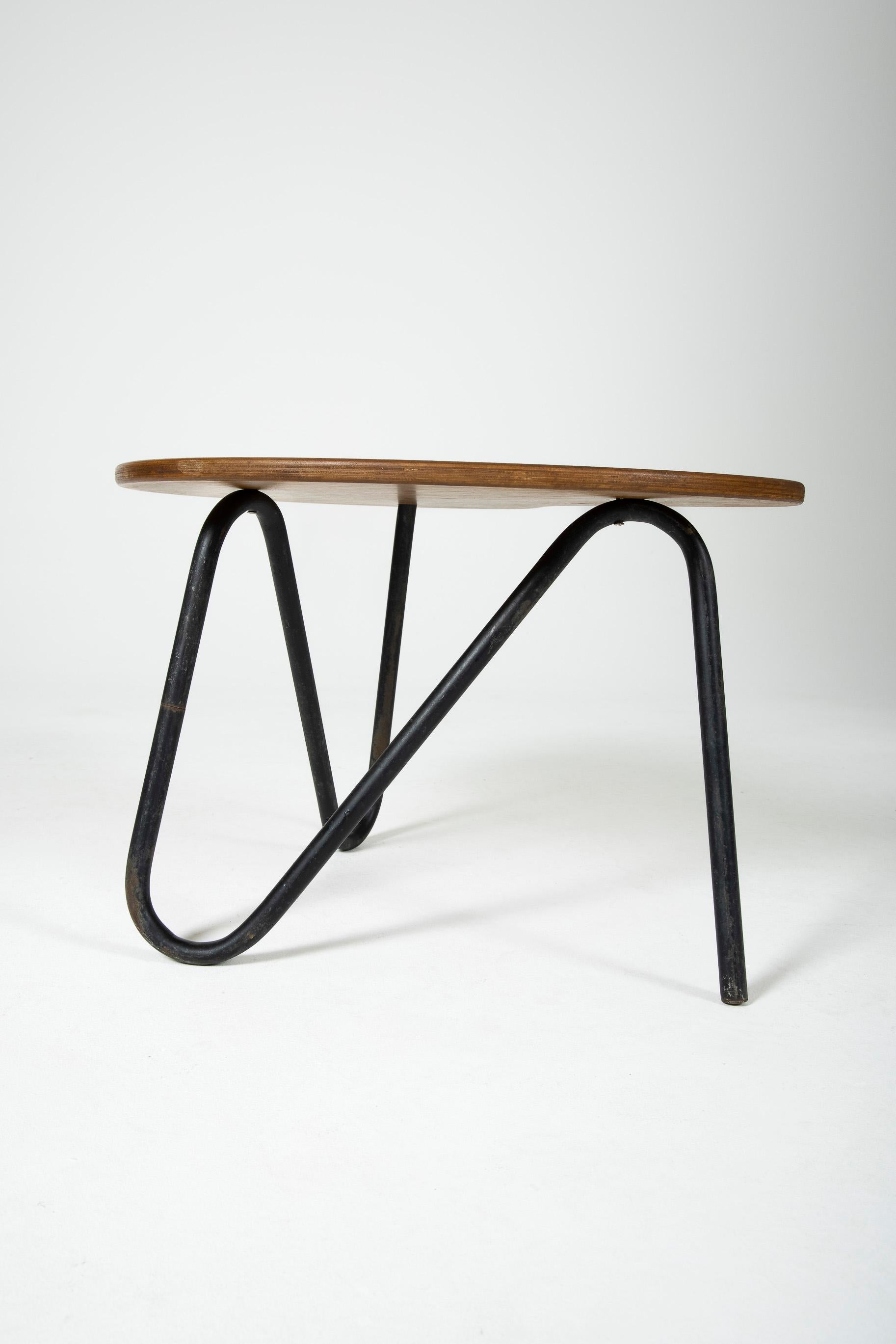 Coffee table in wood by Perfacto Pierre Guariche 3