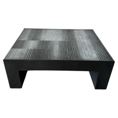 Vintage Coffee Table in Zinc by Nerone & Patuzzi for Gruppo NP2, 1970s