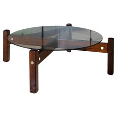Mesa de centro Latini de Sergio Rodrigues, Brasil, años 60