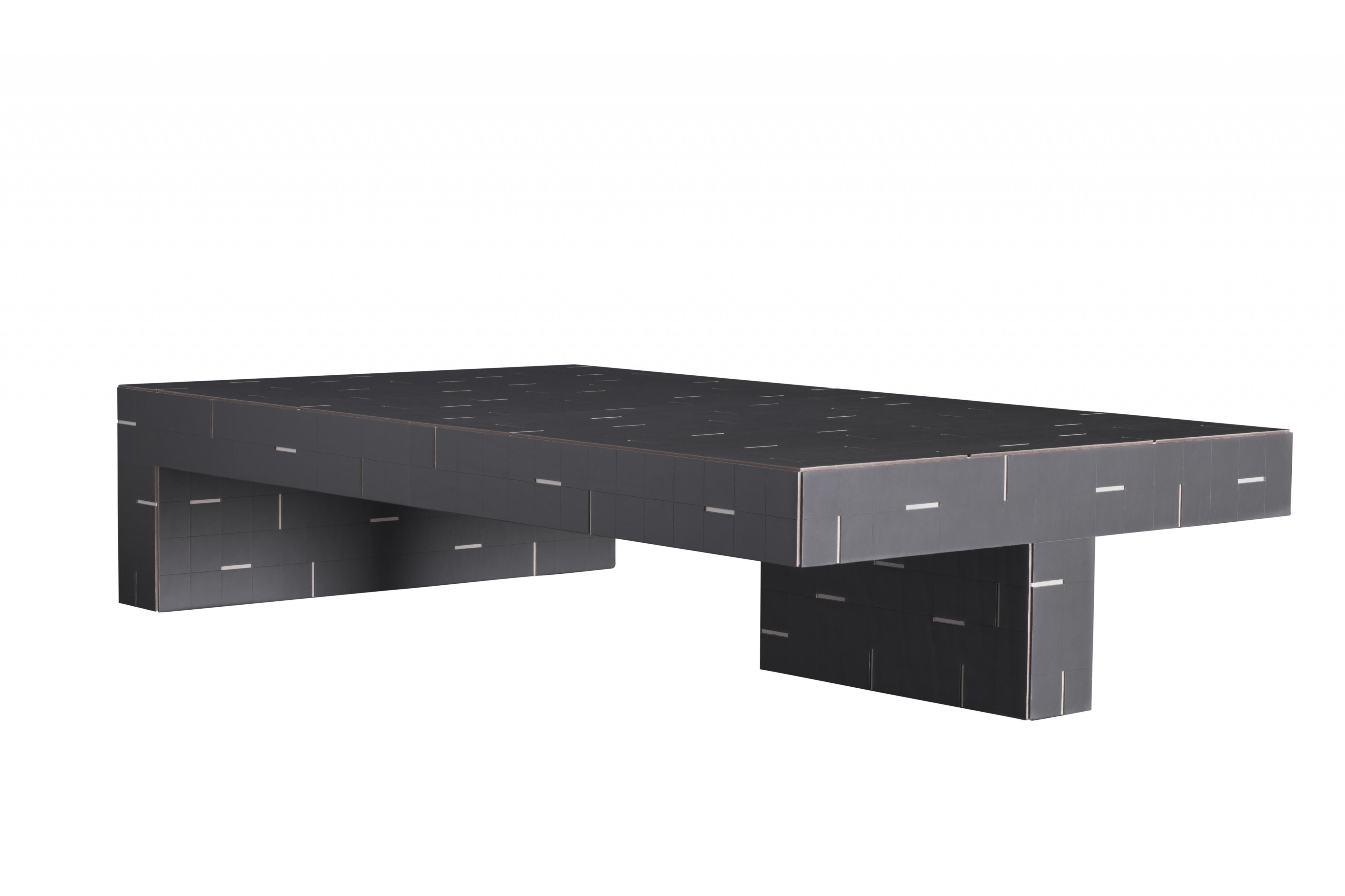 Atari Coffee Table II -- Stephane Parmentier x Giobagnara

Product available only in saddle leather. See photo for recommended color combinations.

Embracing sleek designs and beautiful materials, the Stephane Parmentier Collection for Giobagnara