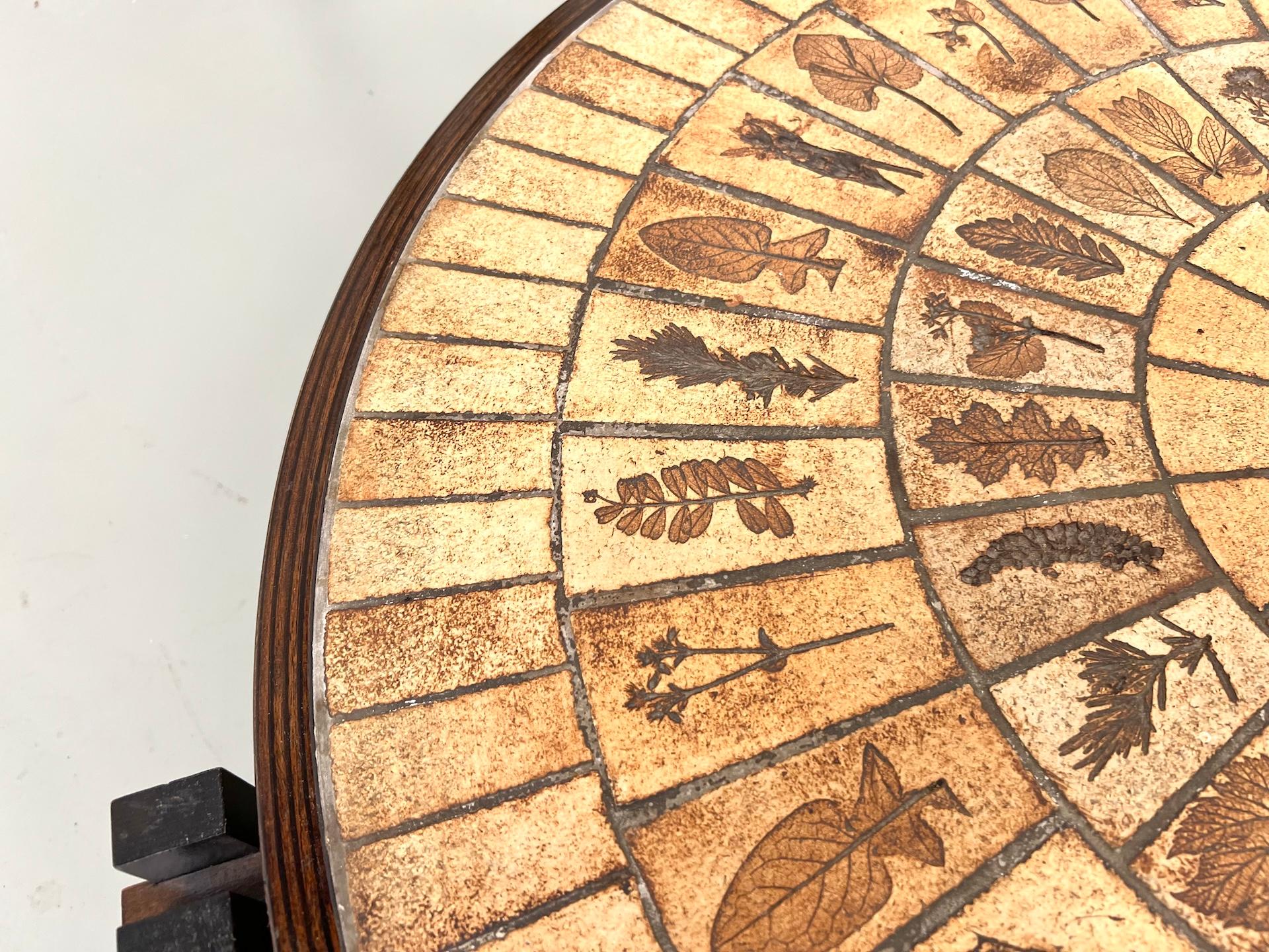 Mesa de centro Les Herbiers del ceramista francés Roger Capron, años 60. en venta 3