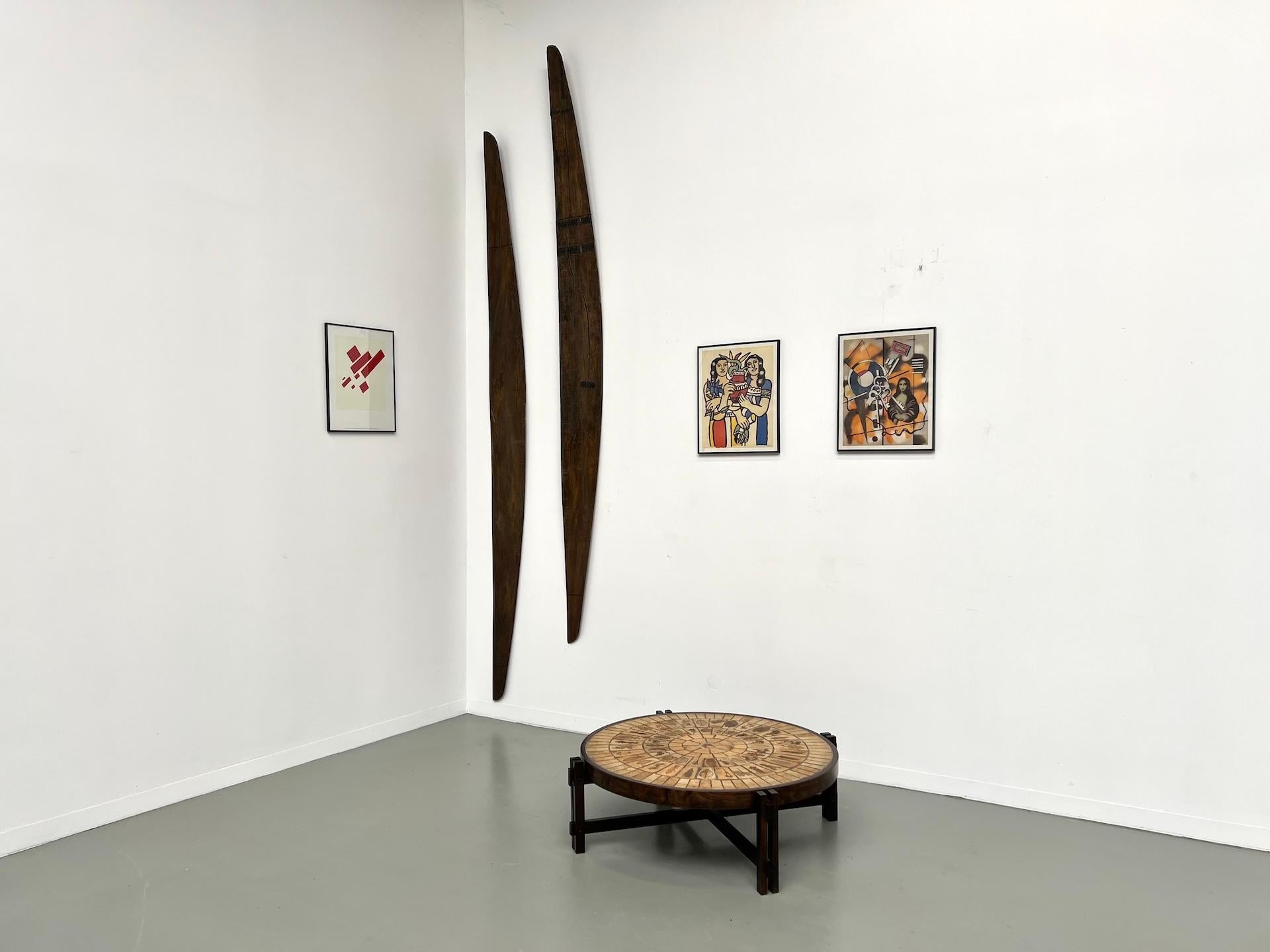 Mesa de centro Les Herbiers del ceramista francés Roger Capron, años 60. en venta 8