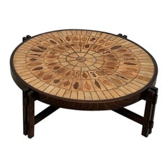 Table basse "Les Herbiers" de Roger Capron, France 1960