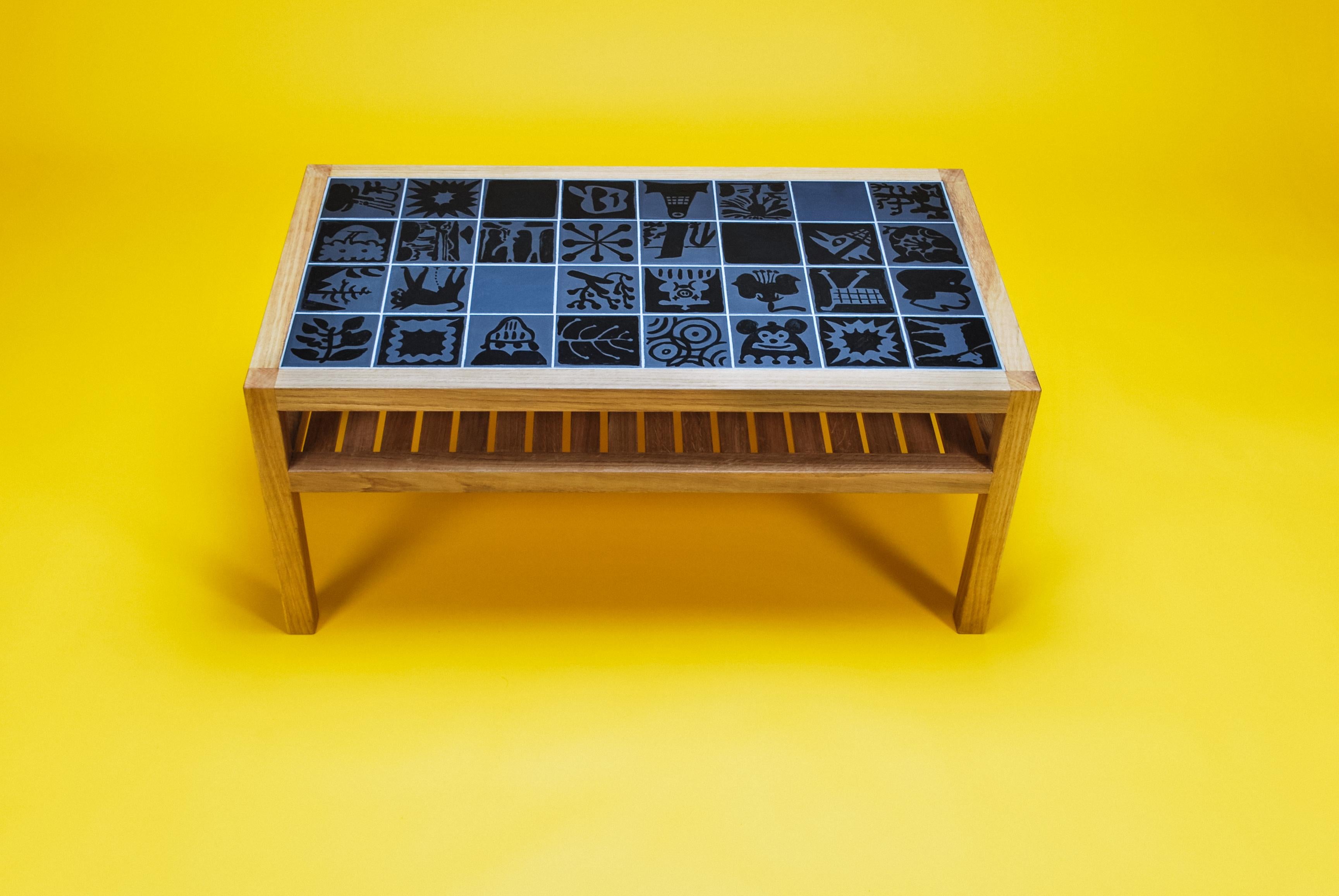 Coffee Table, Loose Fit Artist Edition with Tom Dowse. One-Off Piece For Sale 3
