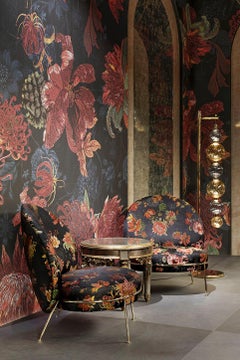 Coffee Table Louis XVI Style Structure hand Carved Solid Wood Top Glass