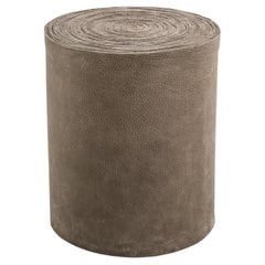 Coffee table / Low stool made of a rolled band of leather Riva 1920 Roll