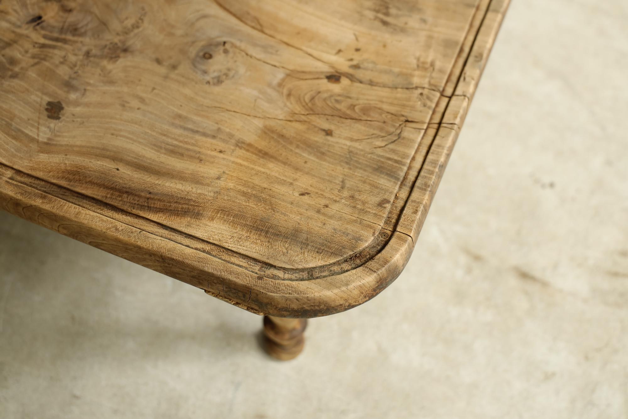 Hand-Crafted Coffee Table, Low Table, Japanese Antique