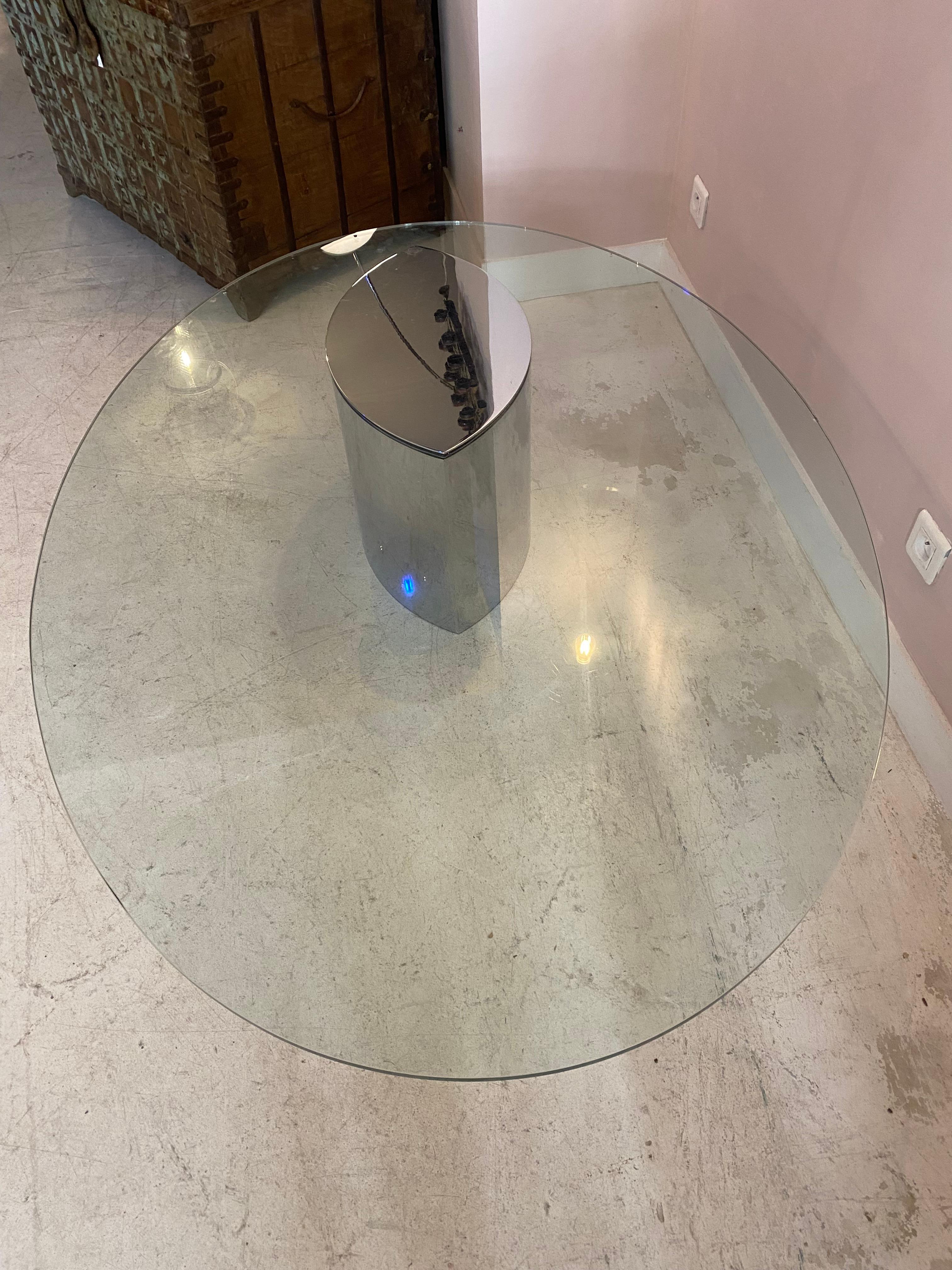 Coffee Table « Lunario » by Cini Boeri for Knoll, 1984 For Sale 2