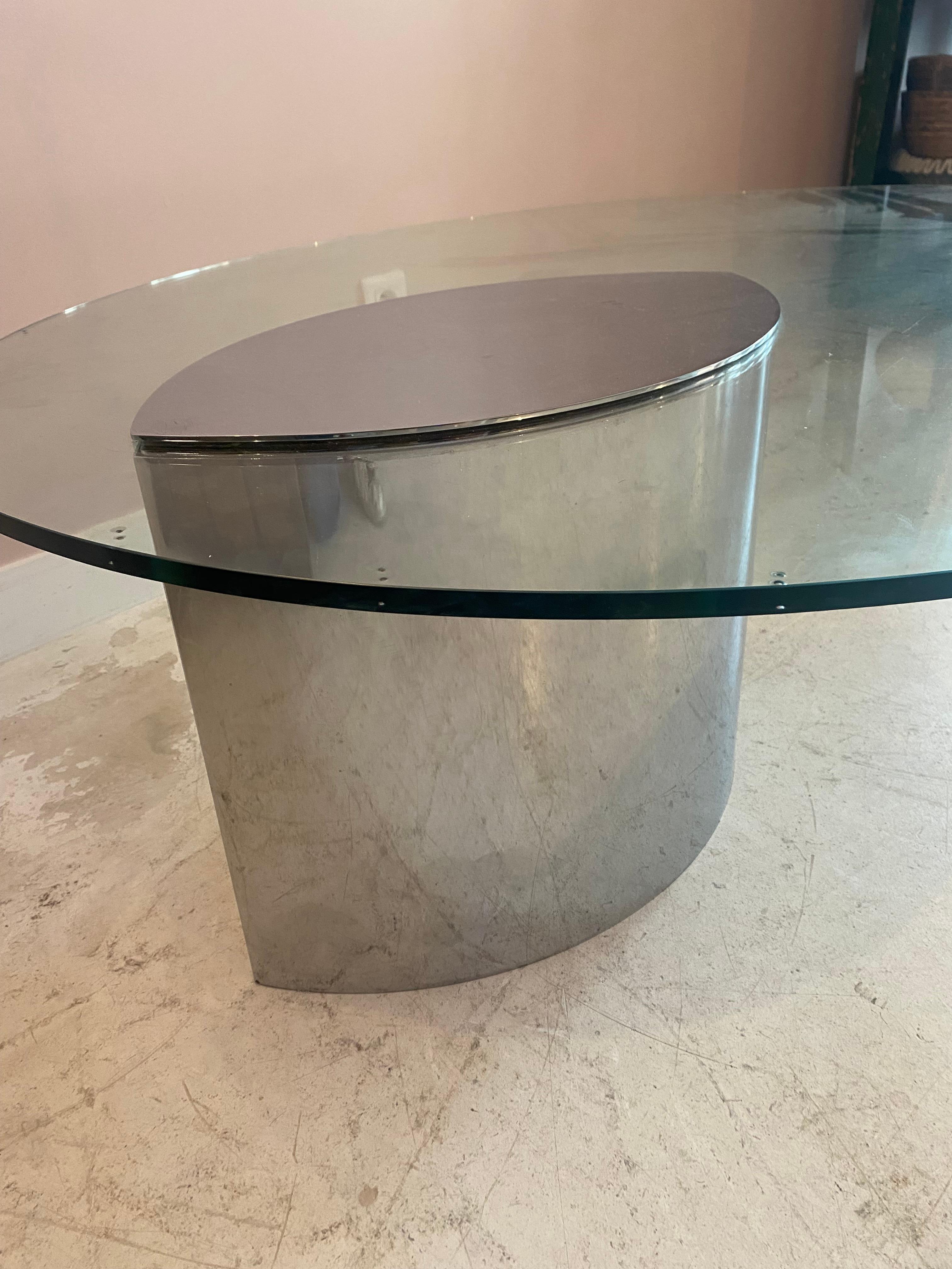Coffee Table « Lunario » by Cini Boeri for Knoll, 1984 In Good Condition For Sale In BORDEAUX, FR