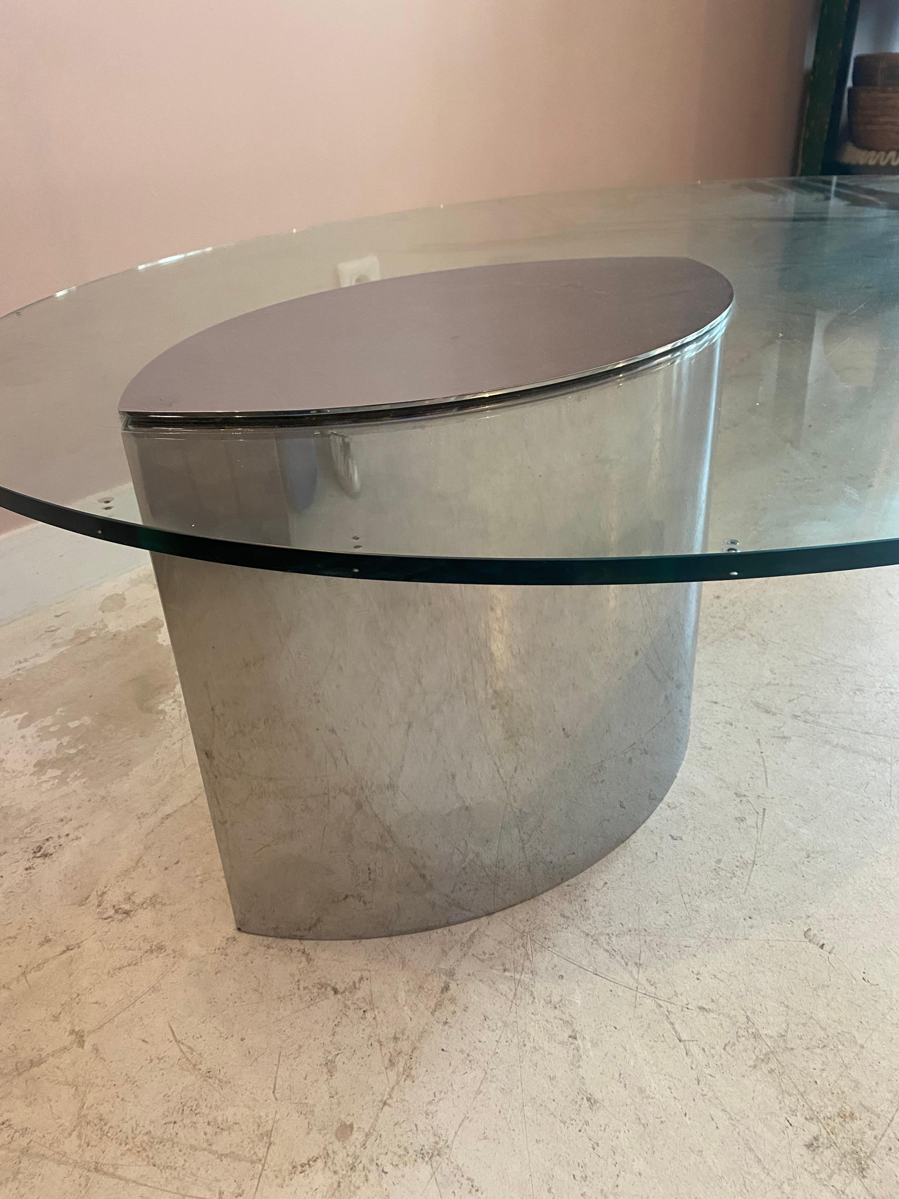 Late 20th Century Coffee Table « Lunario » by Cini Boeri for Knoll, 1984 For Sale