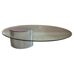 Vintage Coffee Table « Lunario » by Cini Boeri for Knoll, 1984