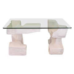 Coffee Table Made from Two Sculptures, France, circa 1970