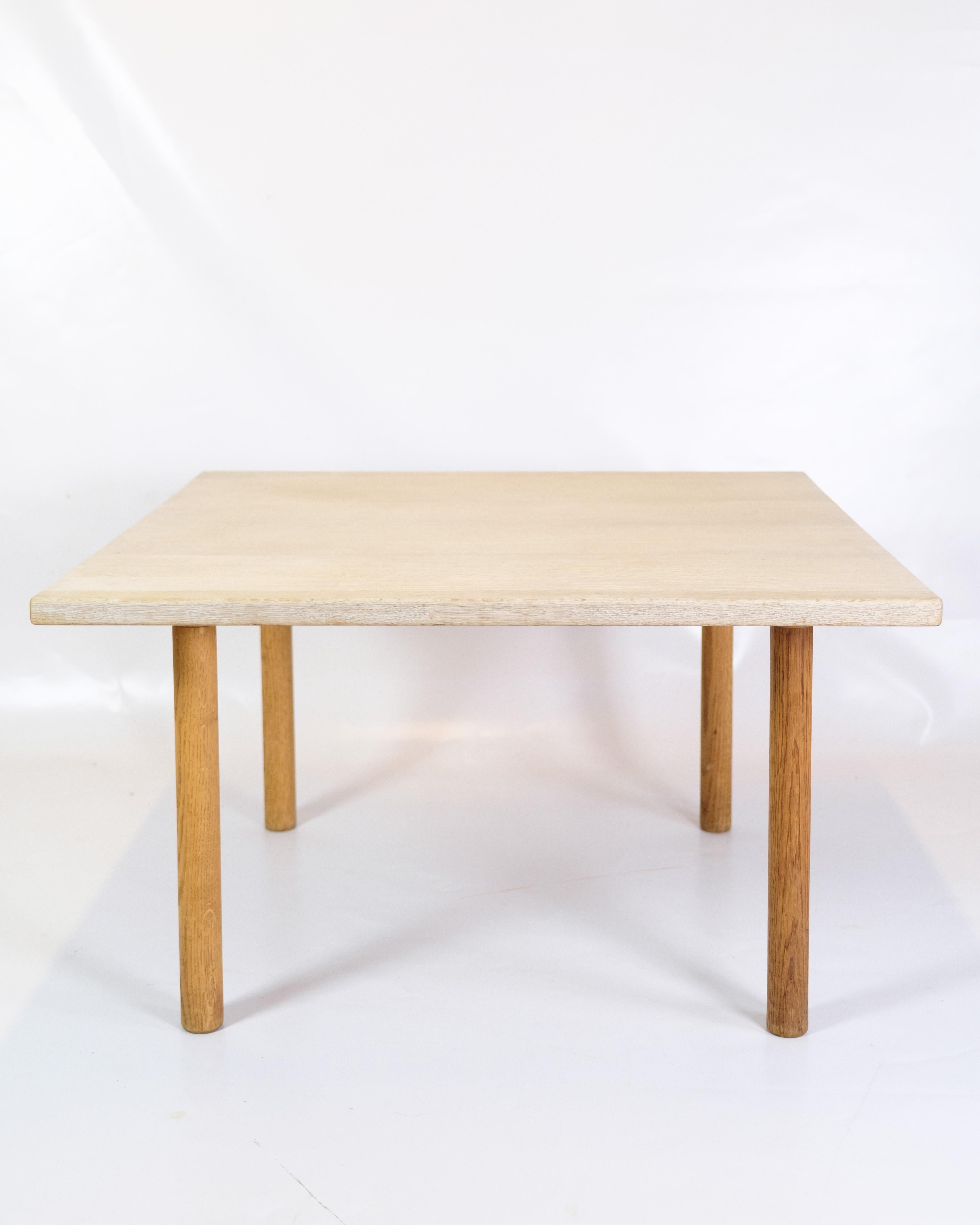 Danish Coffee Table Made In Light Oak By Hans J. Wegner For Andreas Tuck From 1960s For Sale
