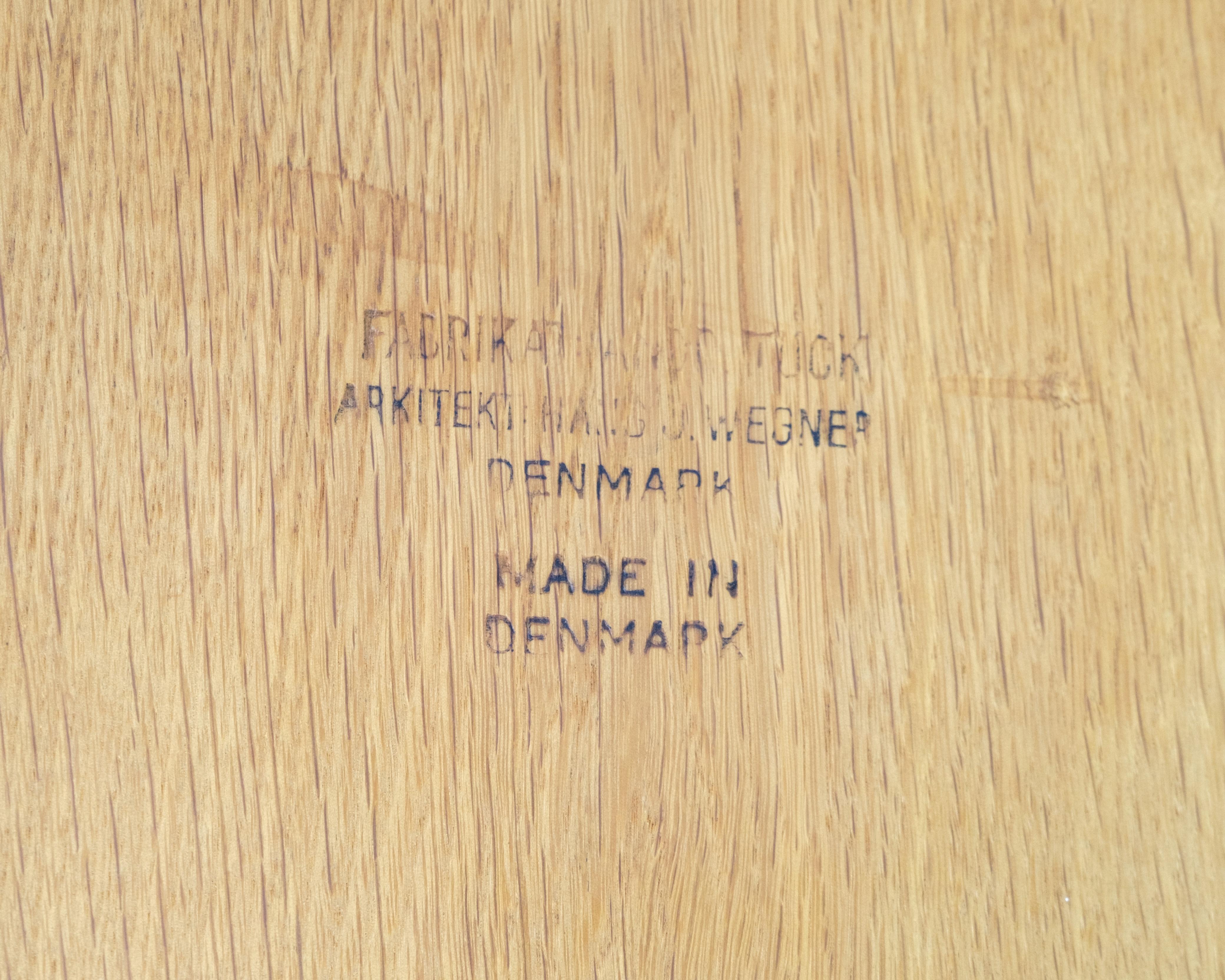 Mid-20th Century Coffee Table Made In Light Oak By Hans J. Wegner For Andreas Tuck From 1960s For Sale