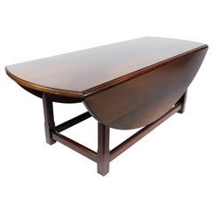 Coffee Table Made In Mahogany With Extentions From 1930s