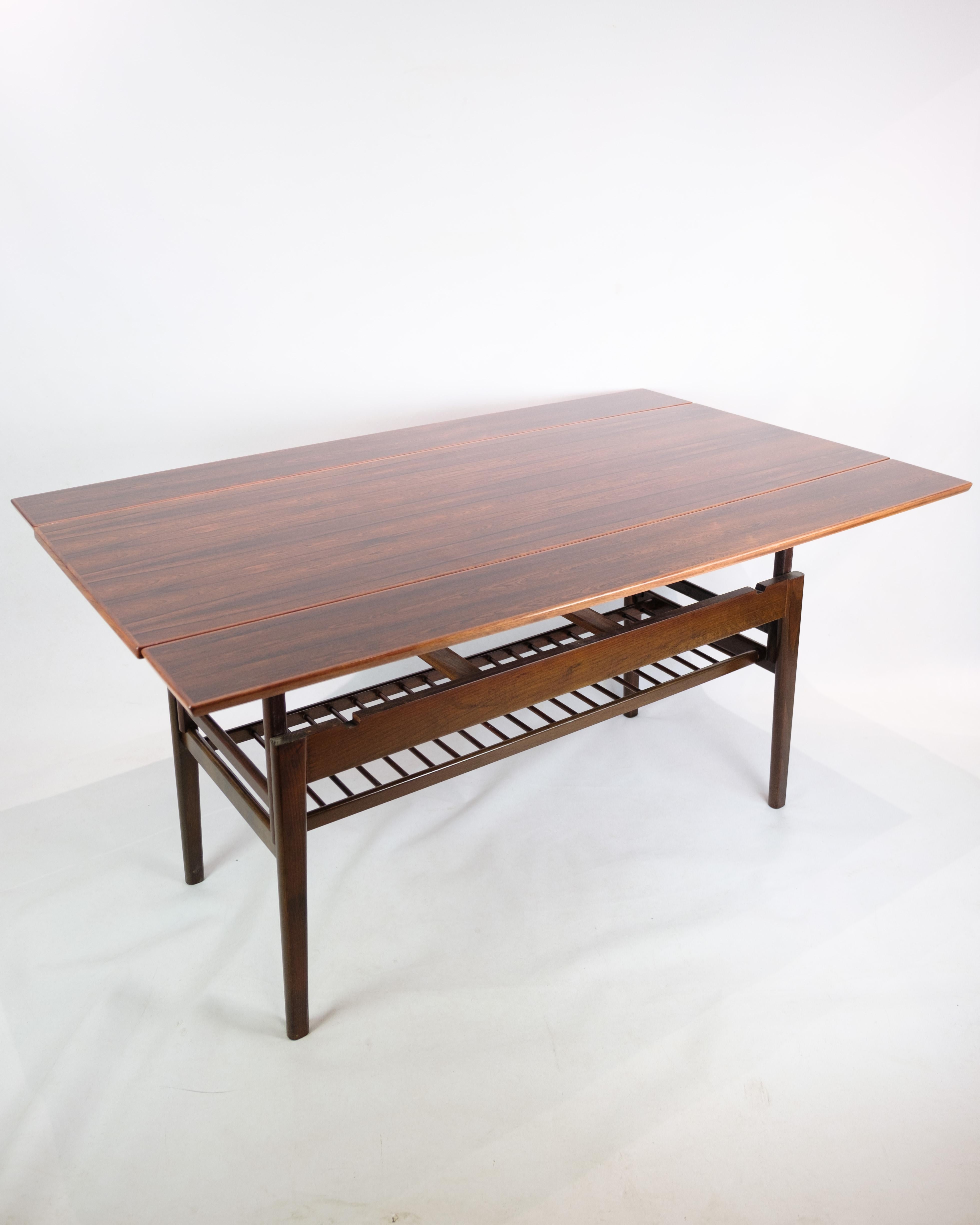 Table basse fabriquée en bois de rose par Kai Kristiansen des années 1960 en vente 7