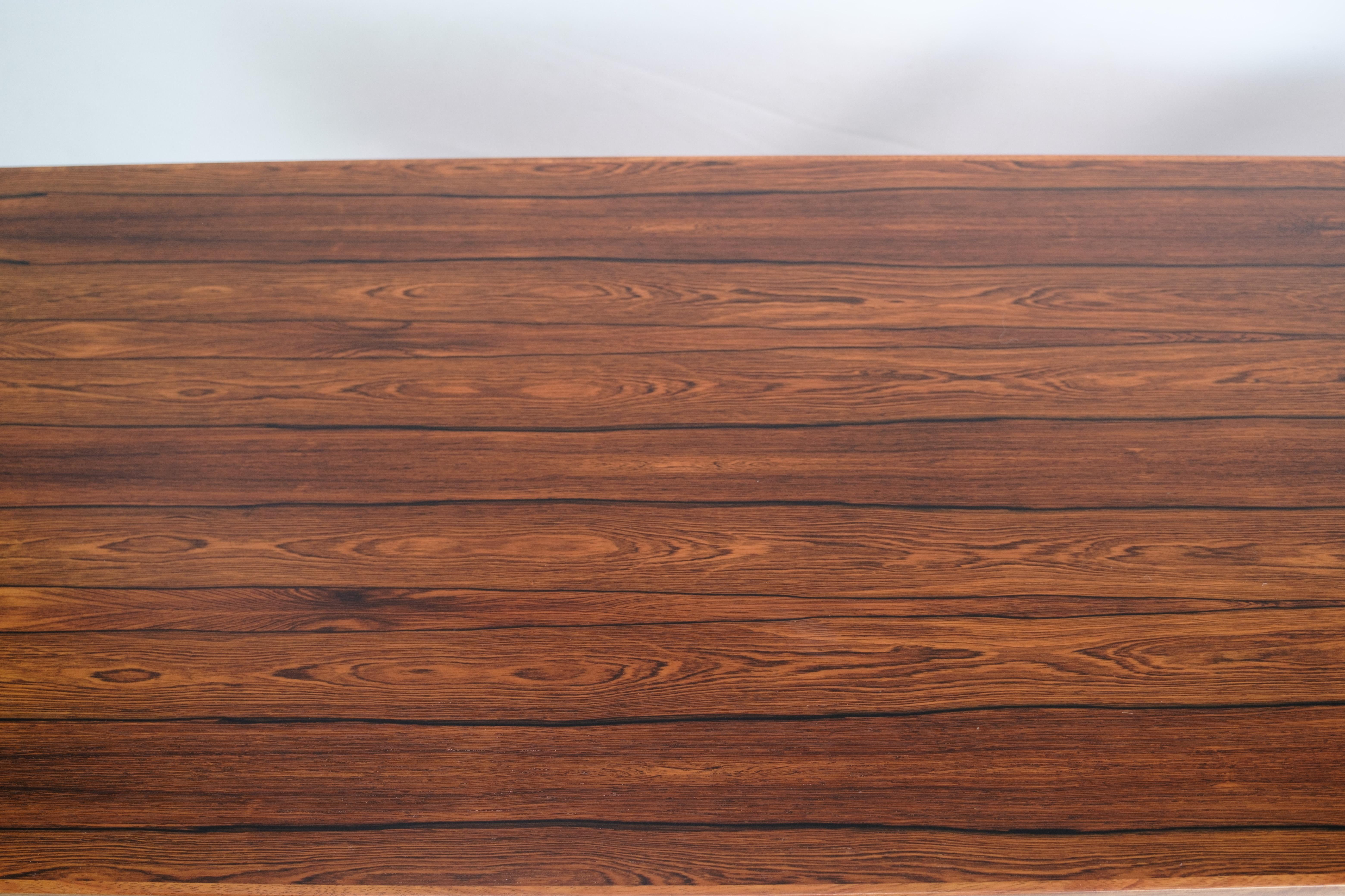 Mid-Century Modern Coffee Table Made In Rosewood By Kai Kristiansen From 1960s For Sale