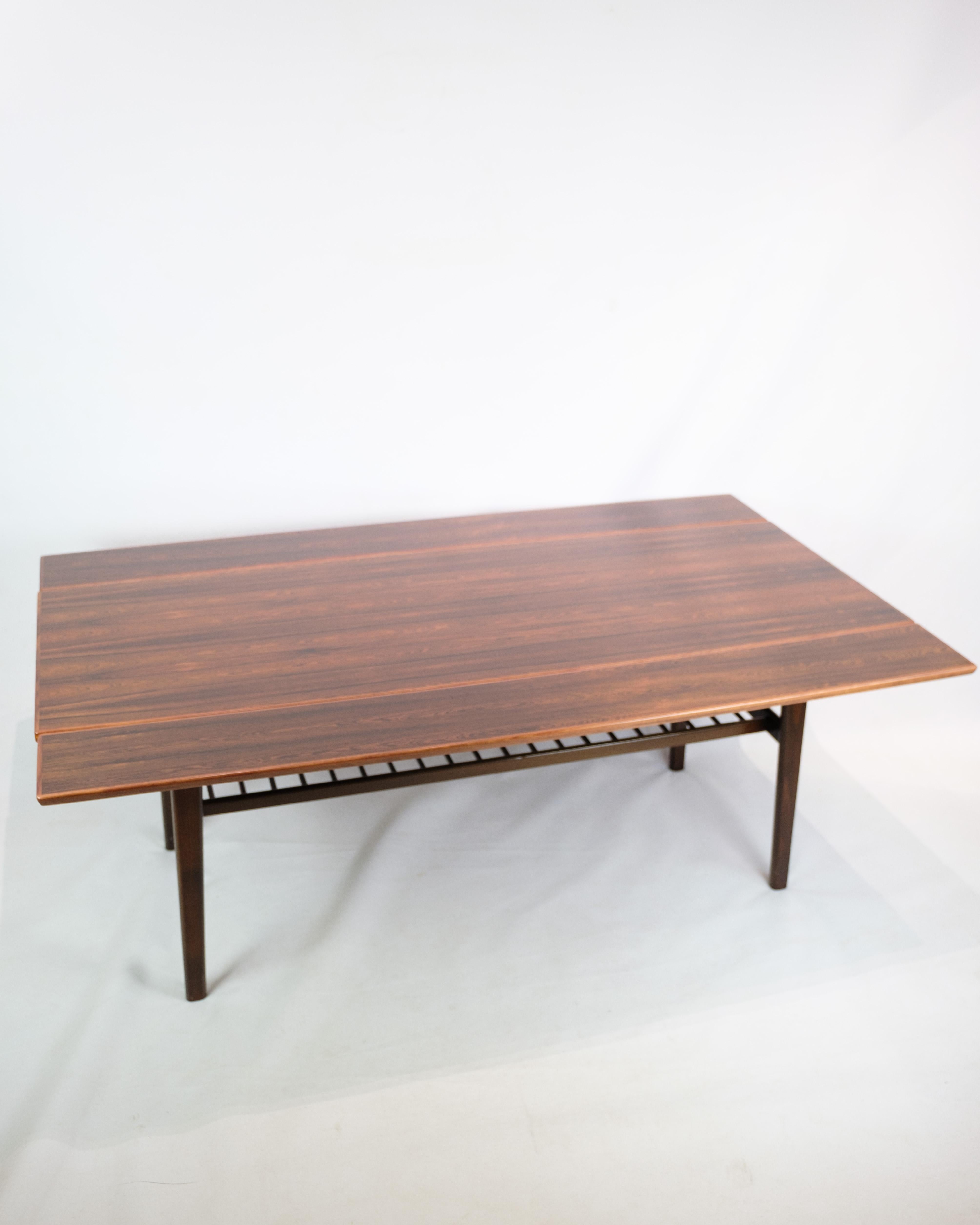 Table basse fabriquée en bois de rose par Kai Kristiansen des années 1960 en vente 1
