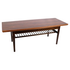 Retro Coffee Table Made In Rosewood By Kai Kristiansen From 1960s