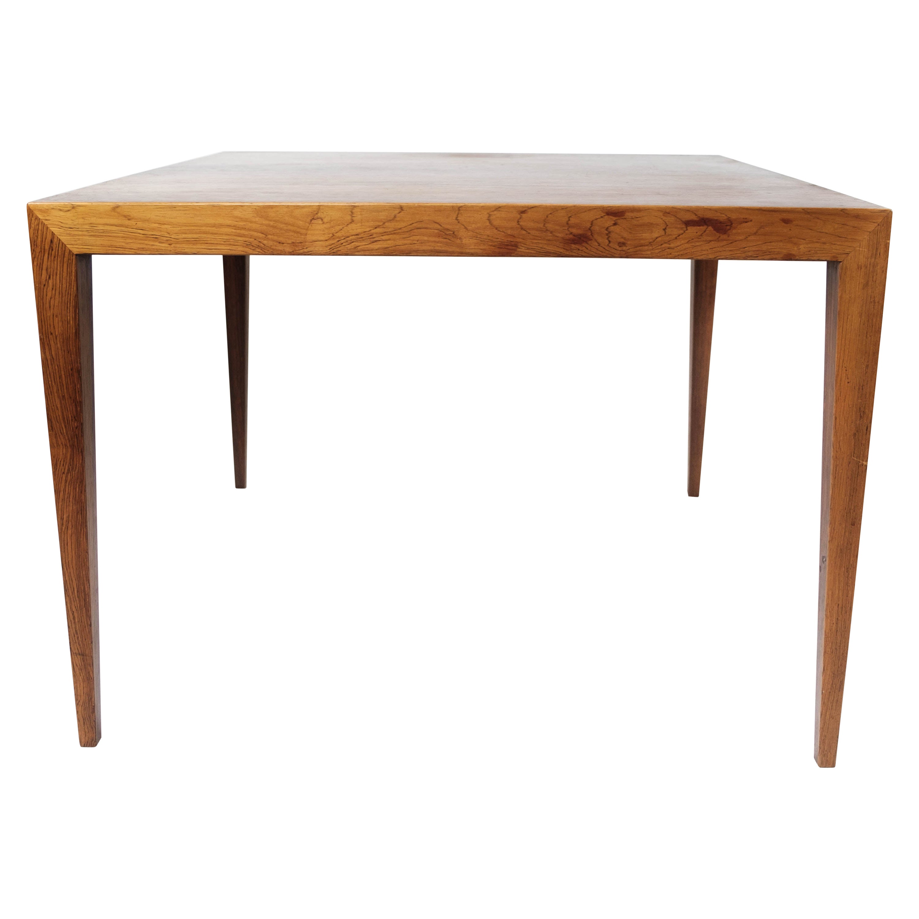 Coffee Table Made In Rosewood By Severin Hansen For Haslev Furniture From 1960s