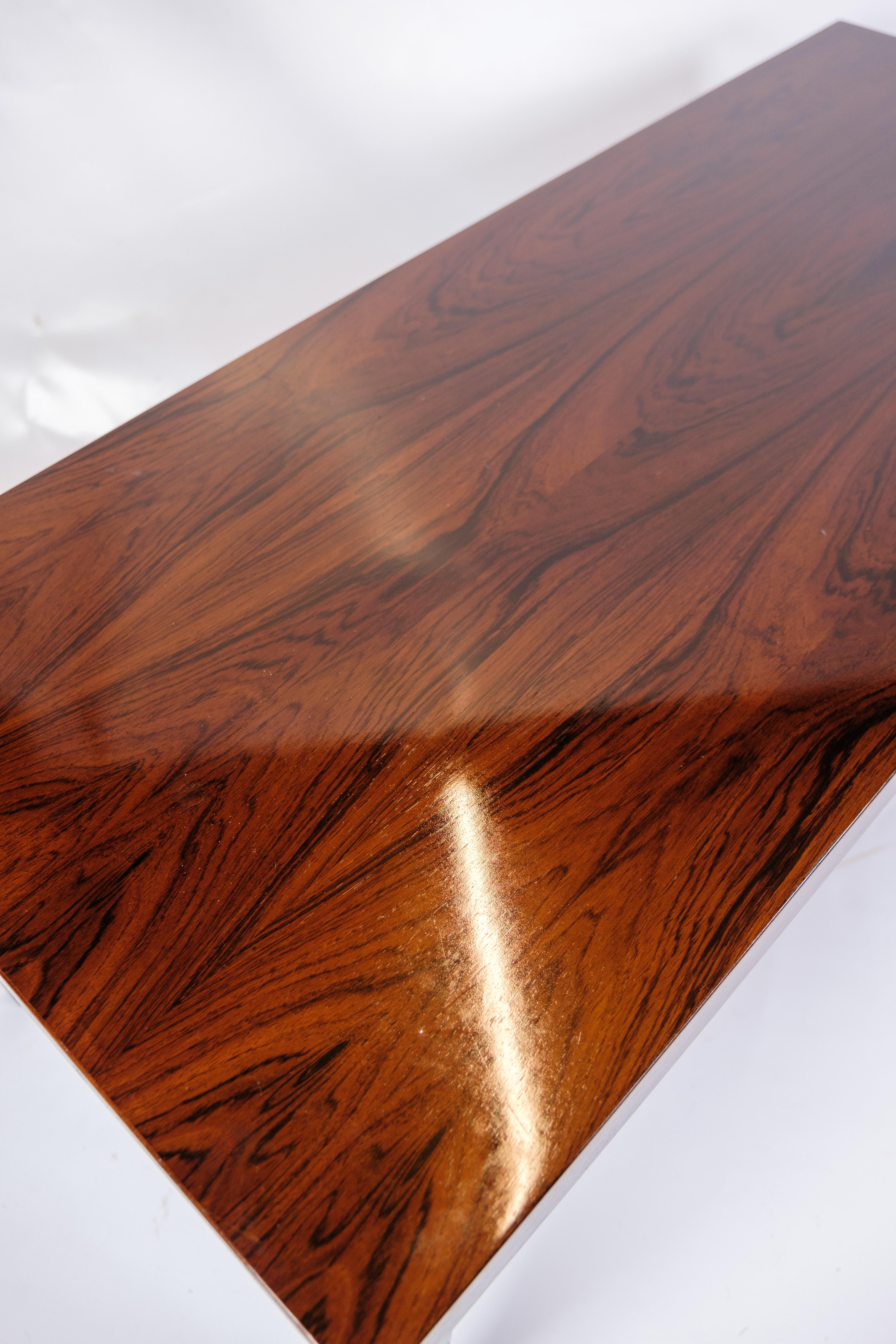 Table basse fabriquée en bois de rose par Severin Hansen des années 1960 en vente 1