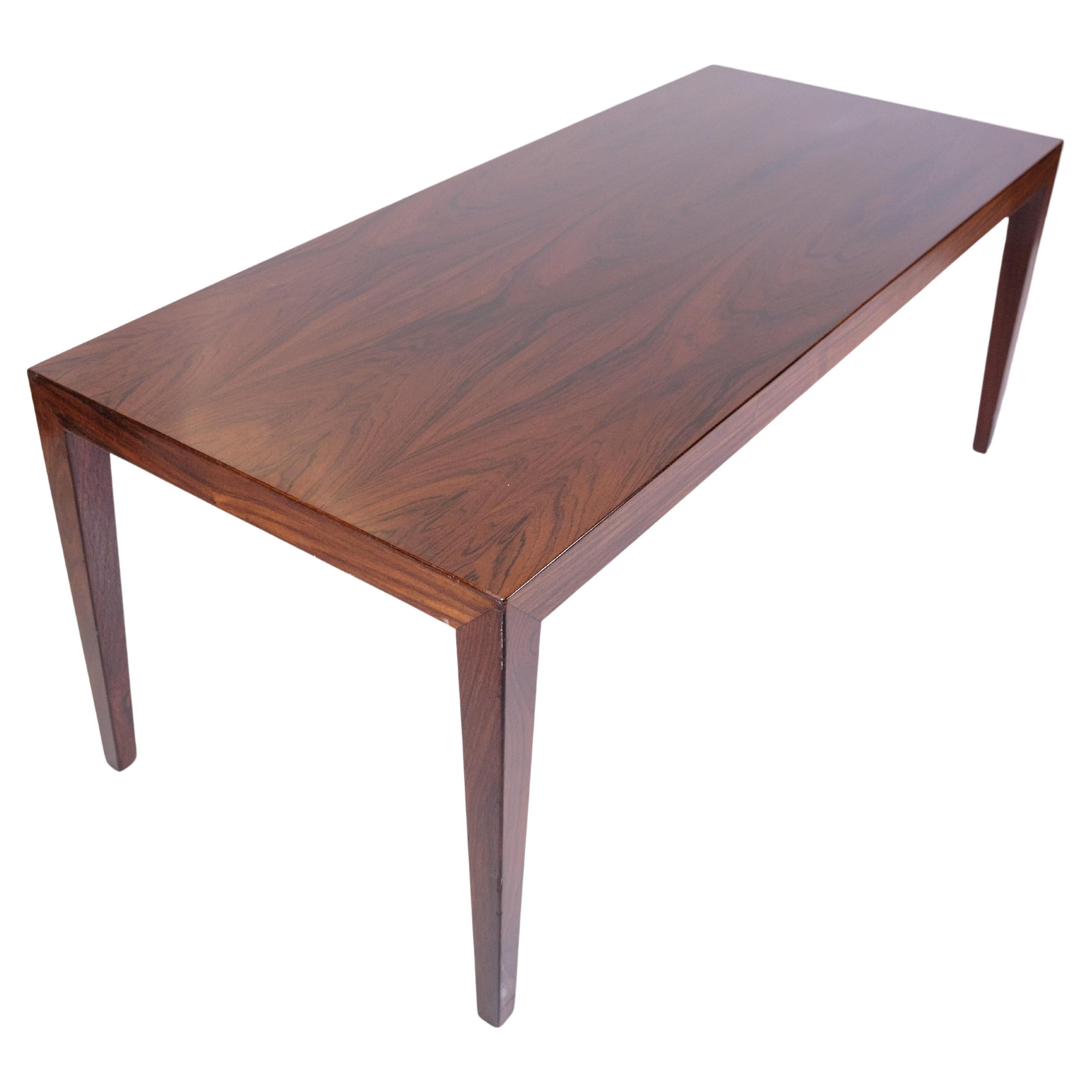 Coffee Table Made In Rosewood By Severin Hansen From 1960s