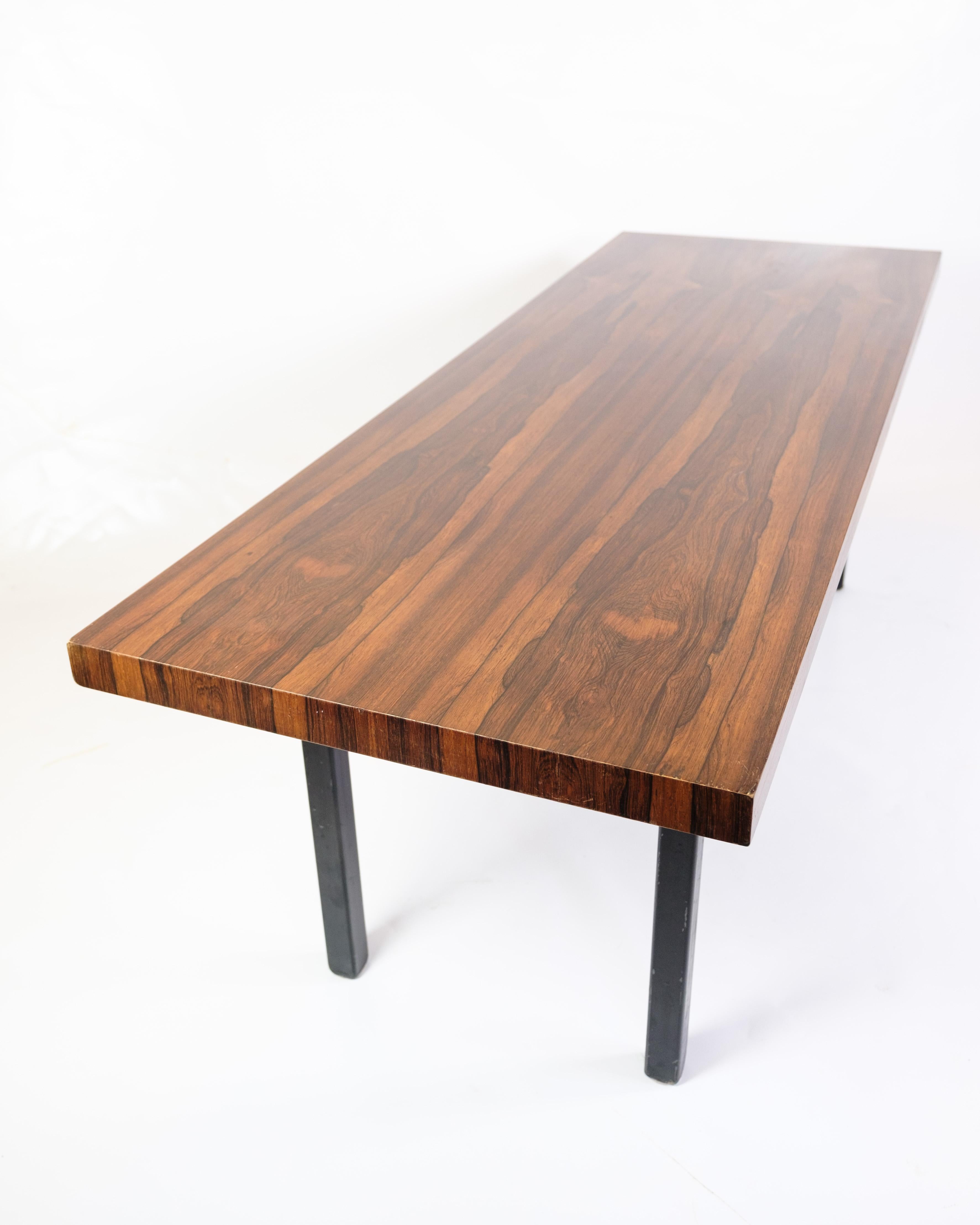 Coffee Table Made In Rosewood, Danish Design From 1960s For Sale 2