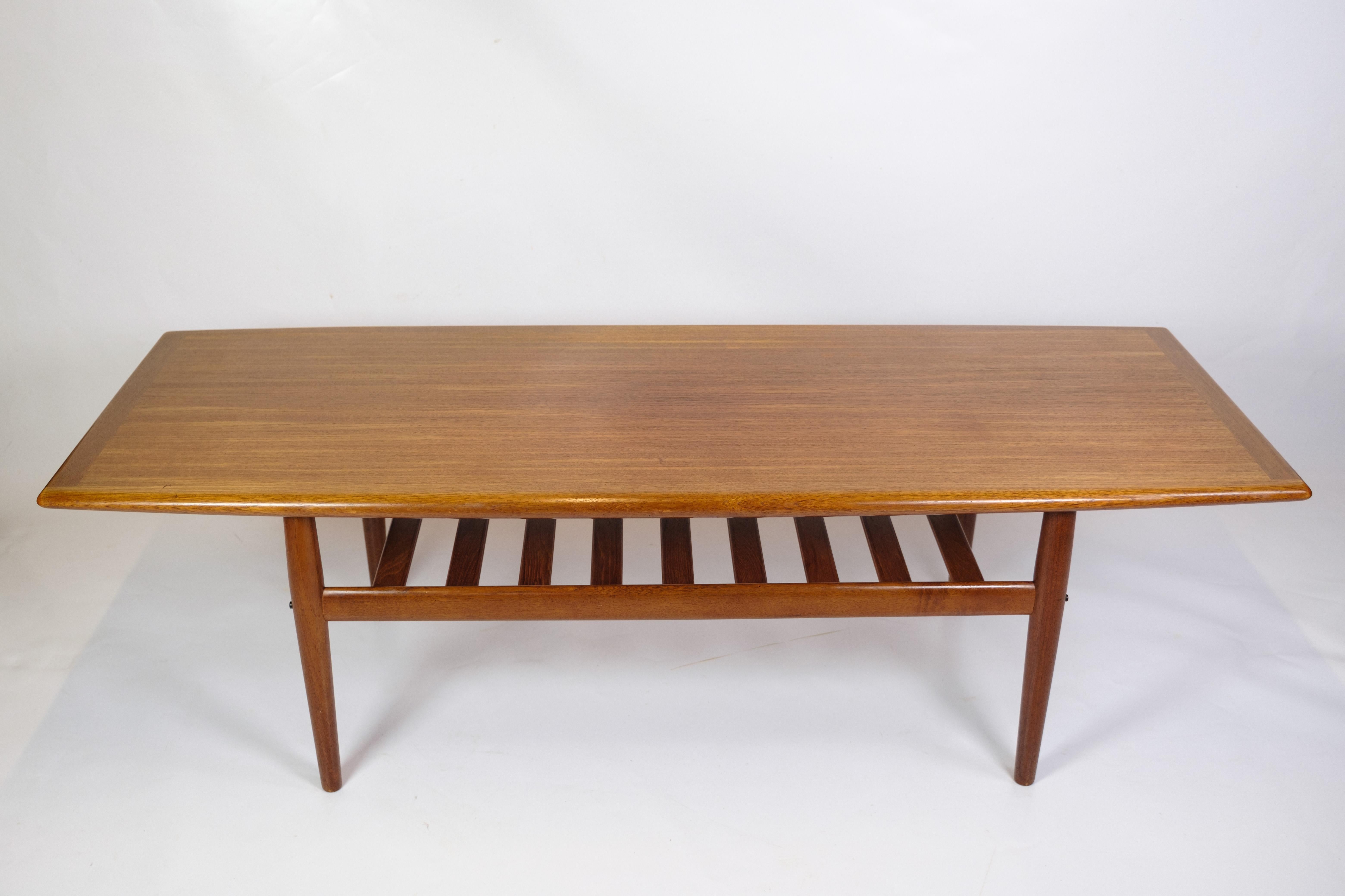 Coffee Table Made In Teak By Grete Jalk For Glostrup Furniture Factory From 1960 For Sale 1