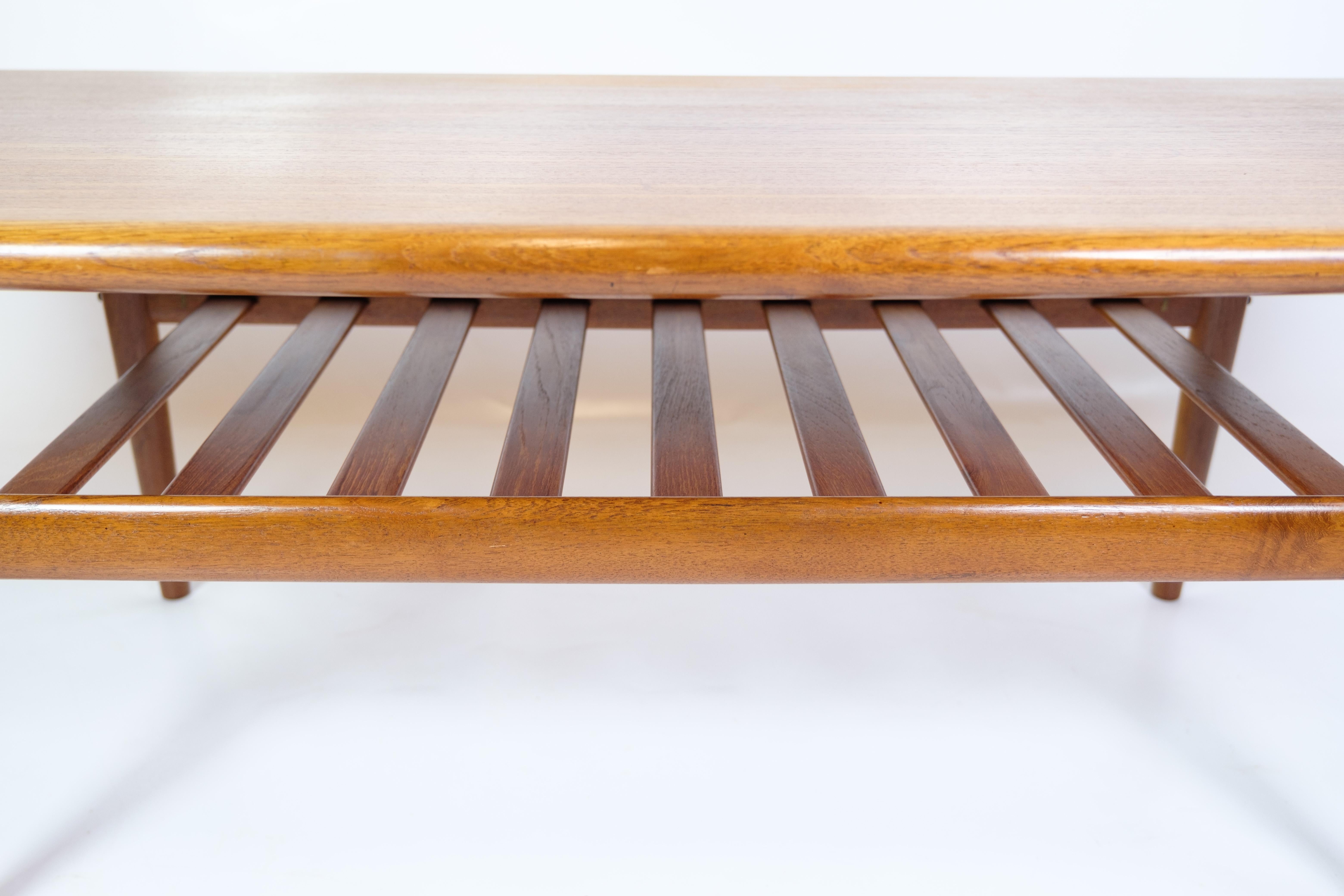 Coffee Table Made In Teak By Grete Jalk For Glostrup Furniture Factory From 1960 For Sale 2