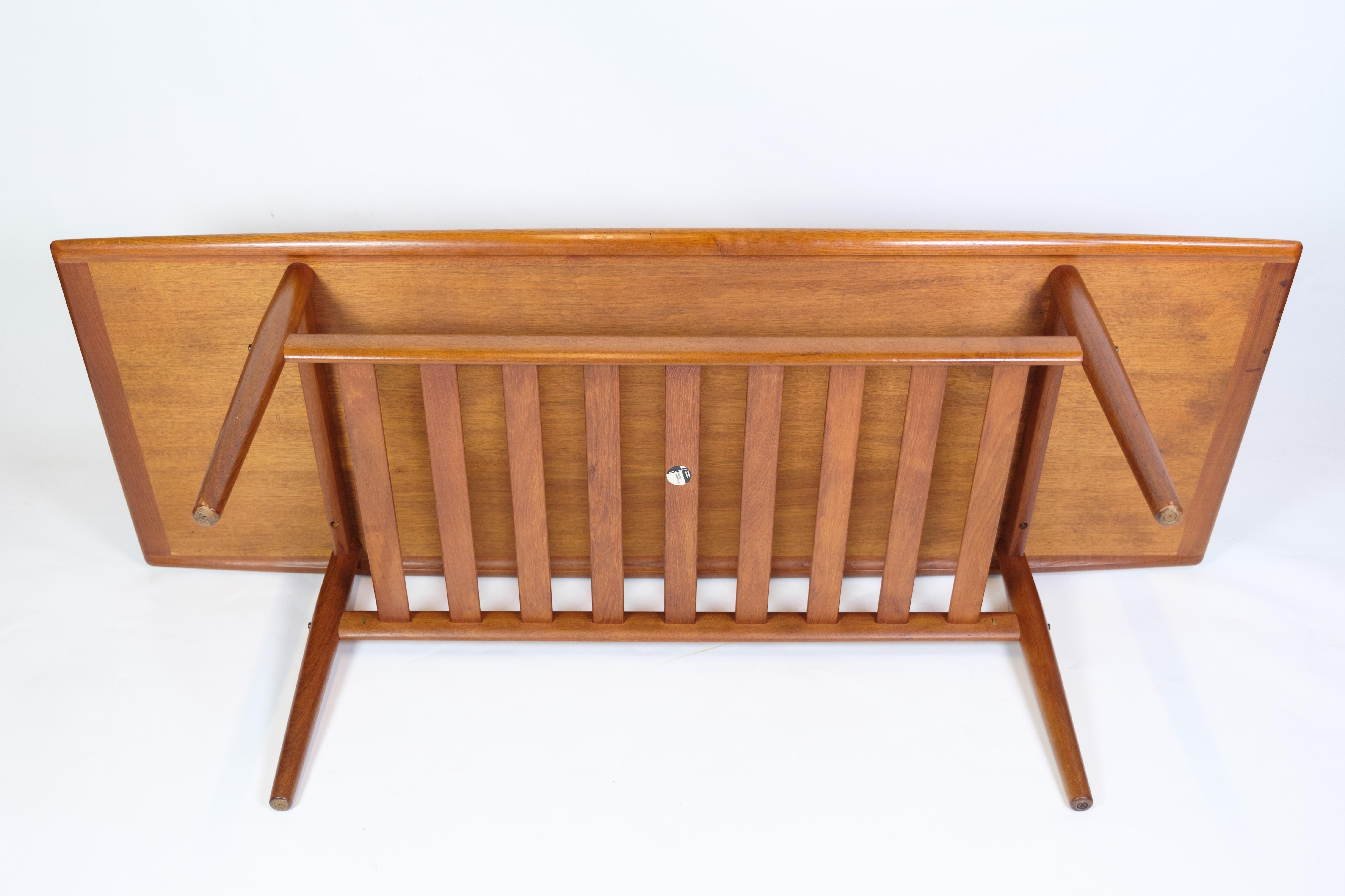 Coffee Table Made In Teak By Grete Jalk For Glostrup Furniture Factory From 1960 For Sale 3