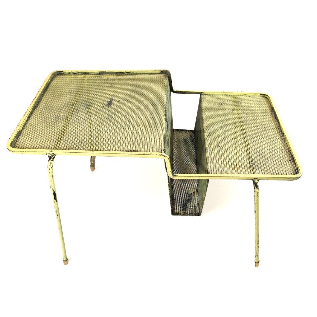 Français Coffee Table / Magazine Rack “java”, Mathieu Mategot, 1955 en vente