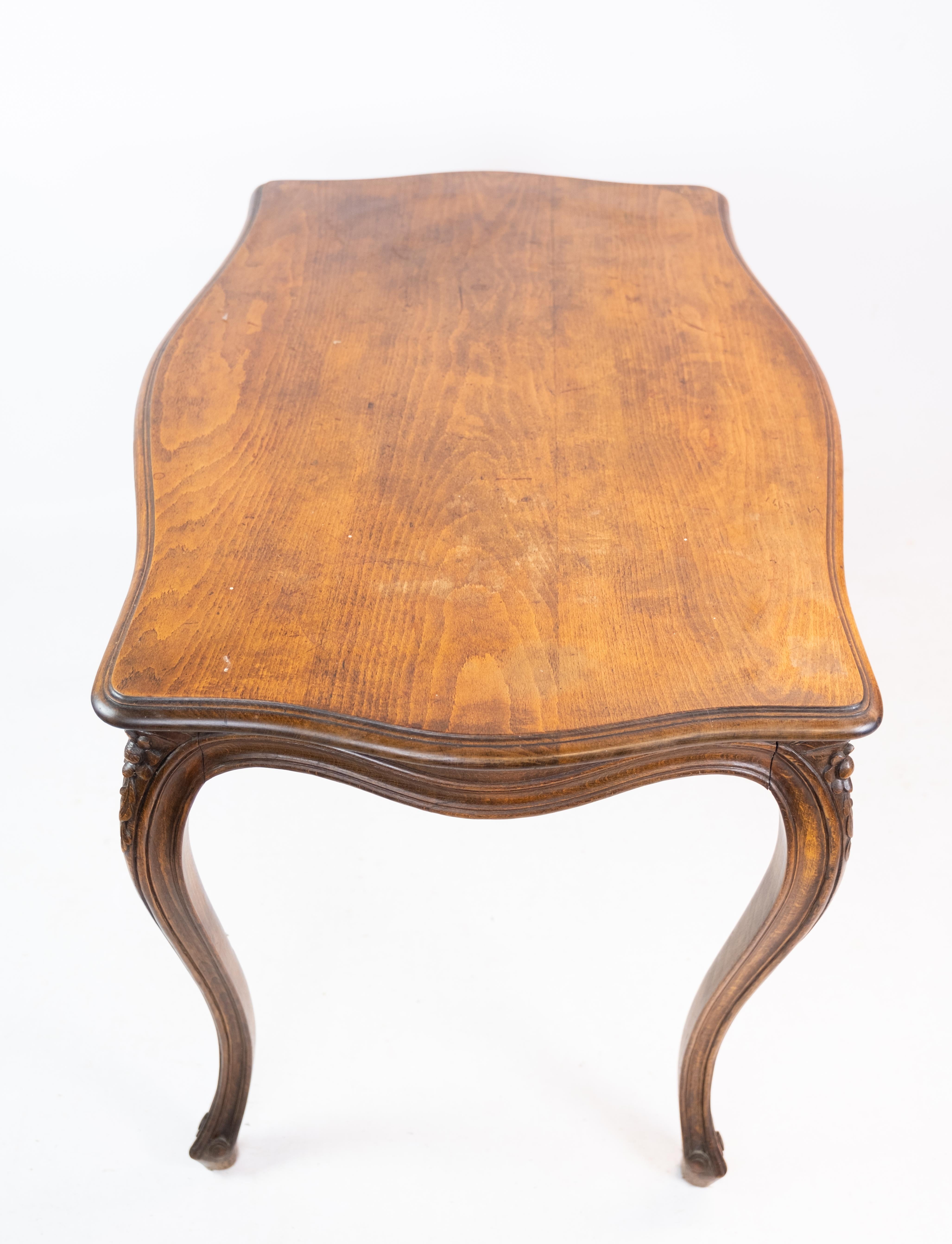 Coffee Table, Mahogany, Carvings, 1880 For Sale 6