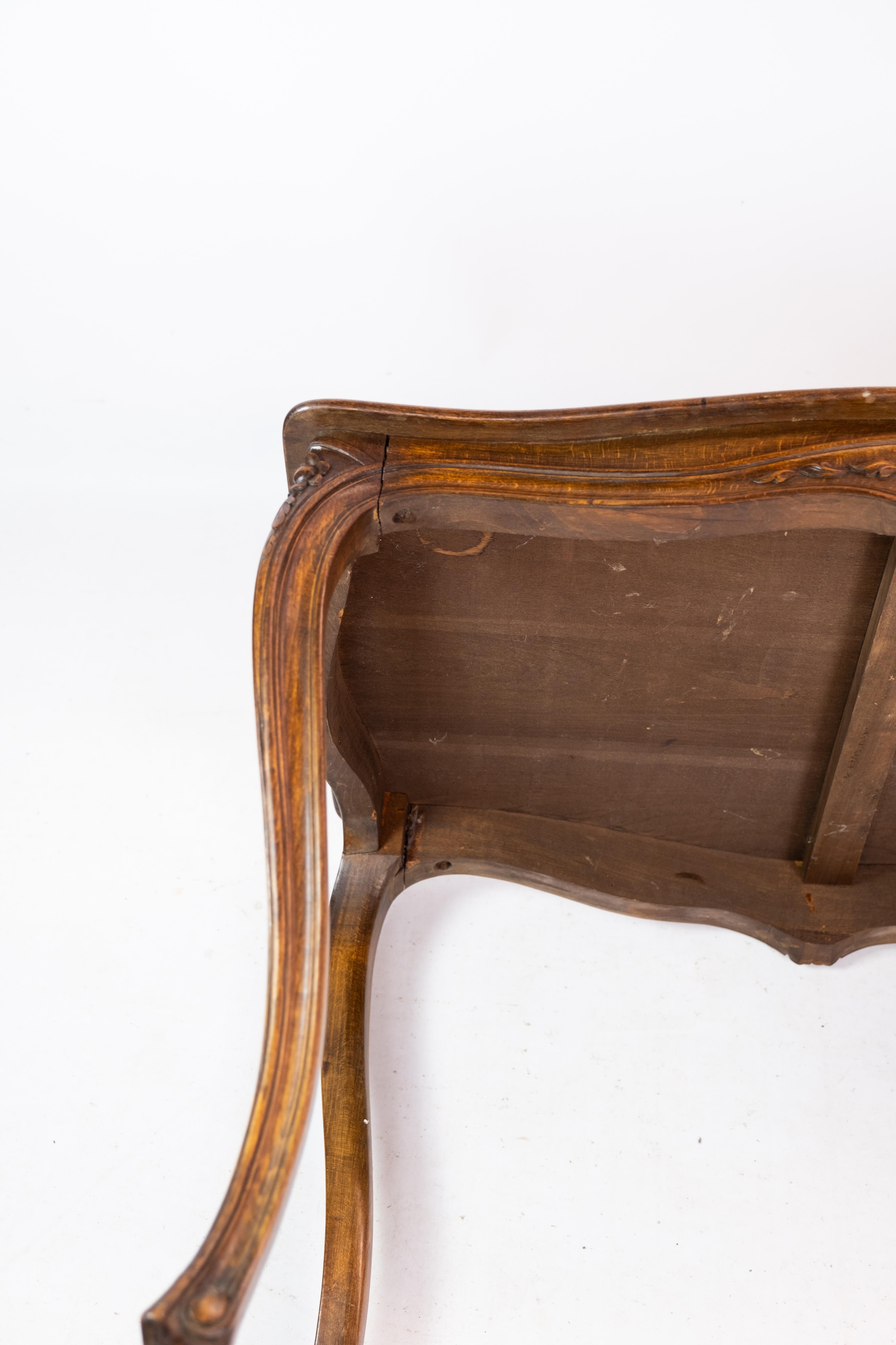 Coffee Table, Mahogany, Carvings, 1880 For Sale 8