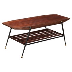 Coffee Table Mahogany Italy 1960s
