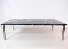 Coffee Table, Man by Norr11 Made With Aluminum Frame, Marble Top From 2000s