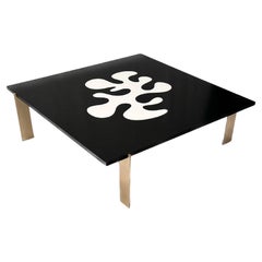 Couchtisch Matisse aus schwarzem simbabwischen Granit