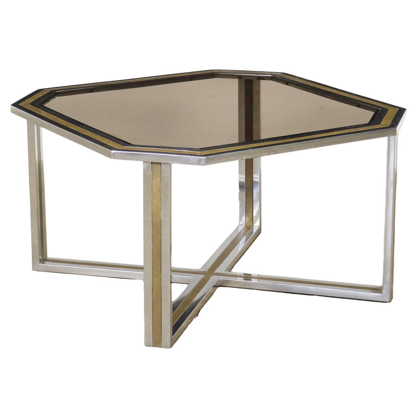 Coffee Table Metal, Italy, 1970s-1980s For Sale