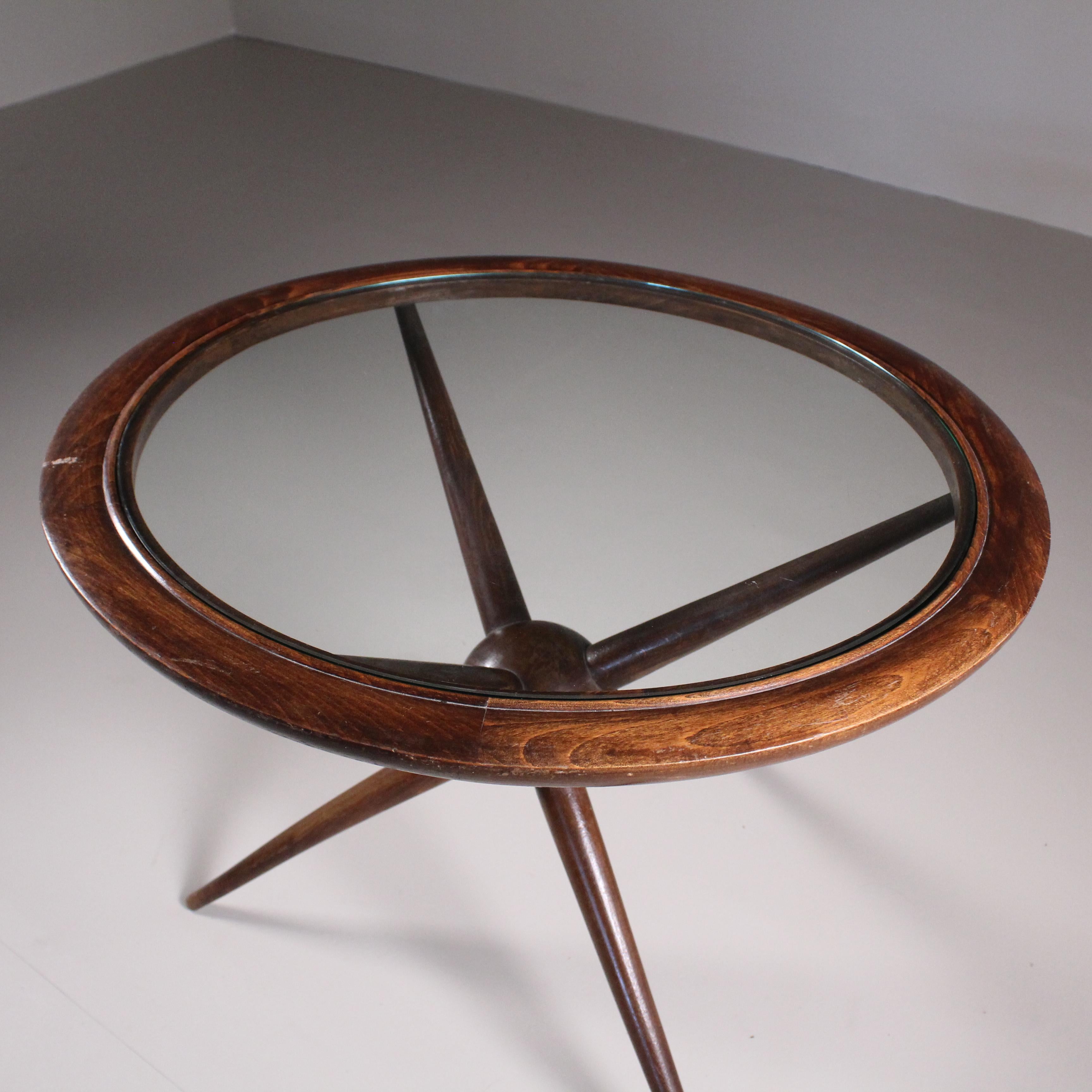 Italian Coffee table, mid-century, Sputnik style