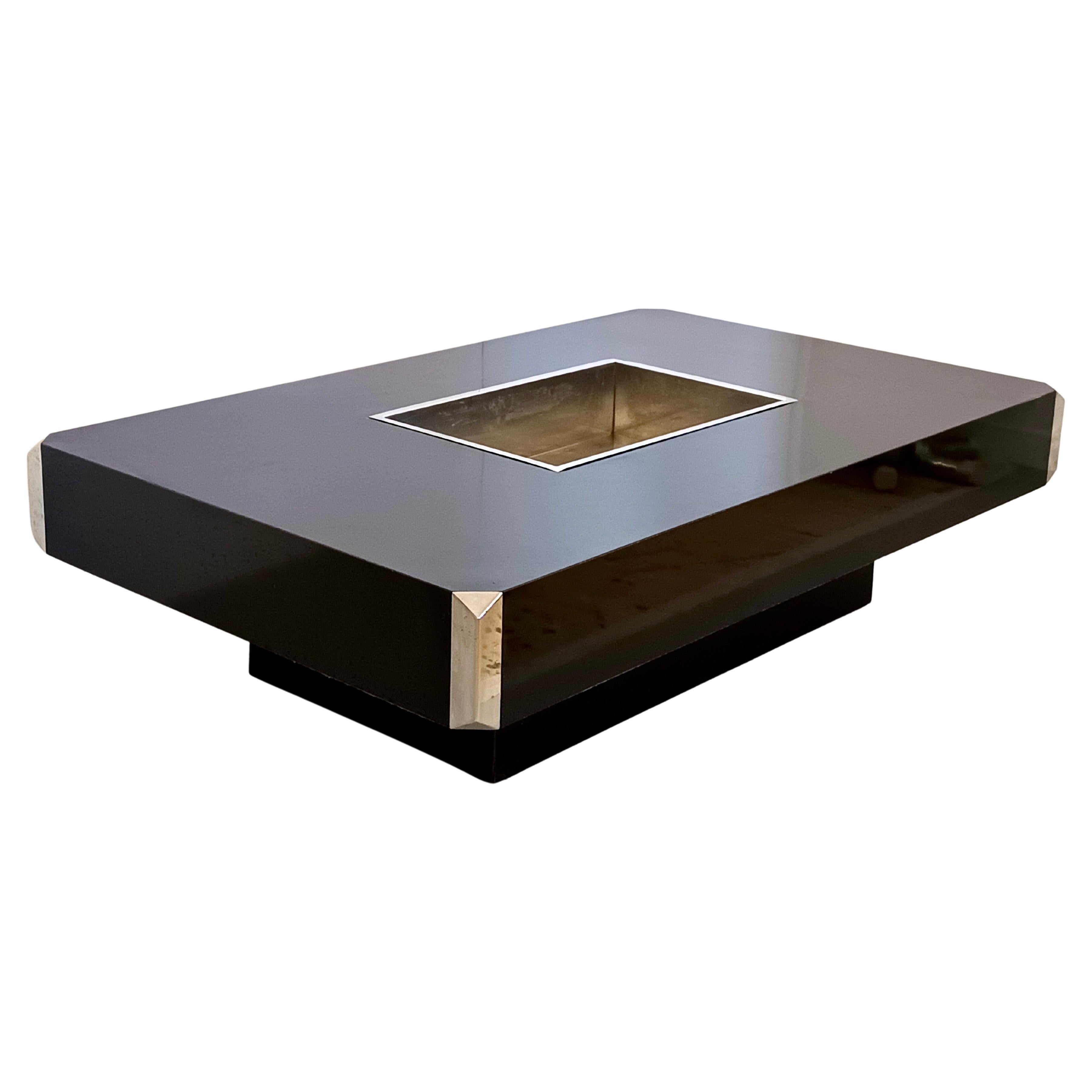 Coffee Table mod. Alveo by Willy Rizzo for Sabot, 1972 For Sale